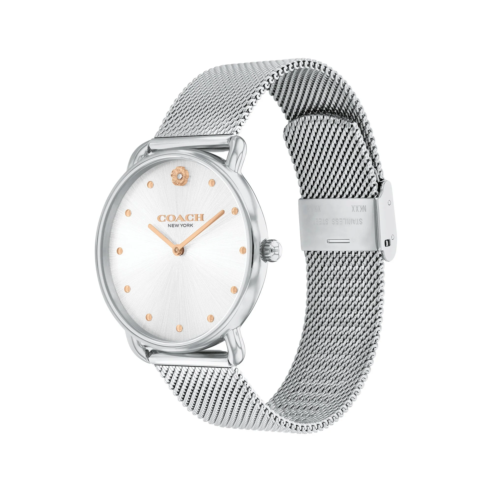 LADIES' ELLIOT STAINLESS STEEL MESH WATCH - Image 2