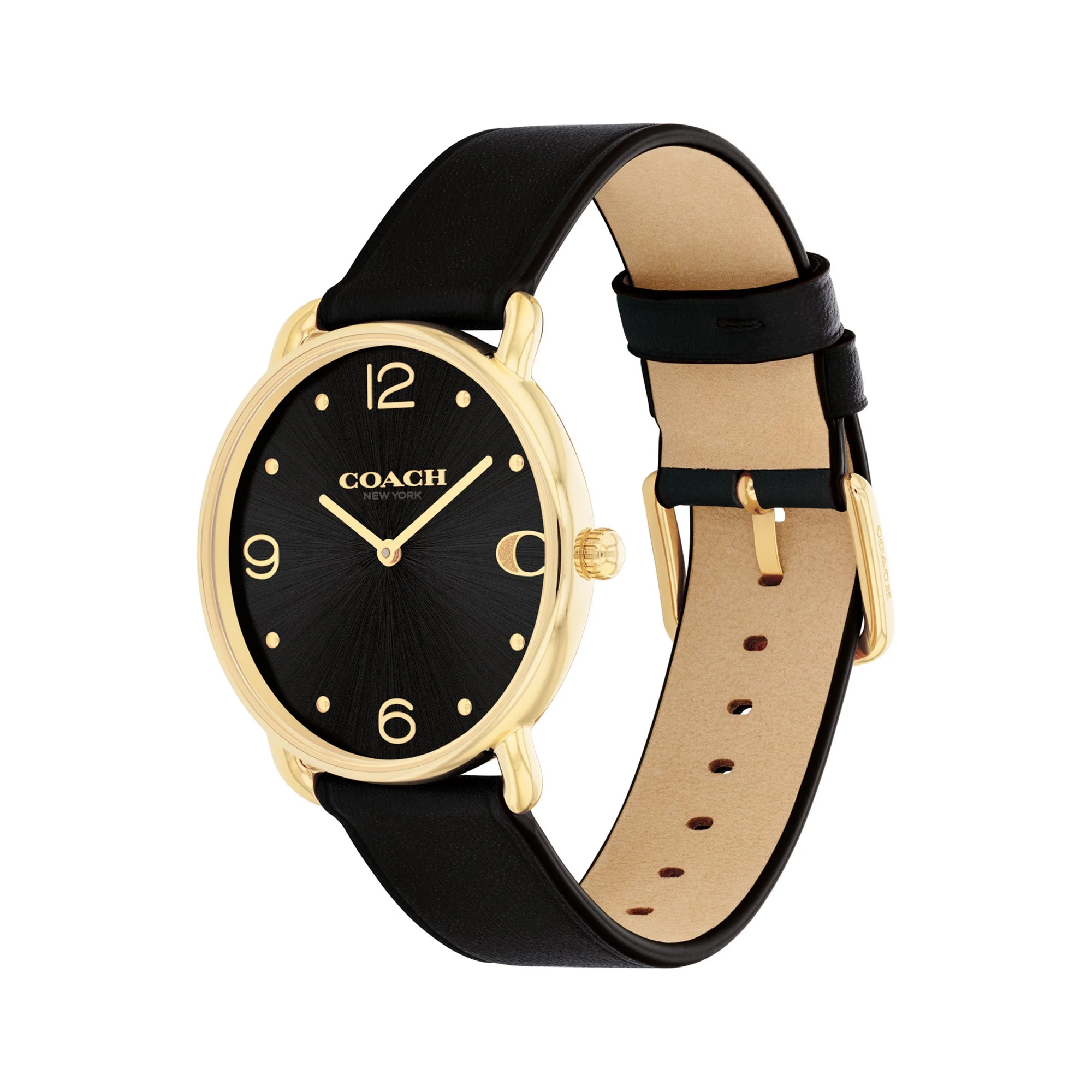 LADIES' ELLIOT LEATHER STRAP WATCH - Image 2