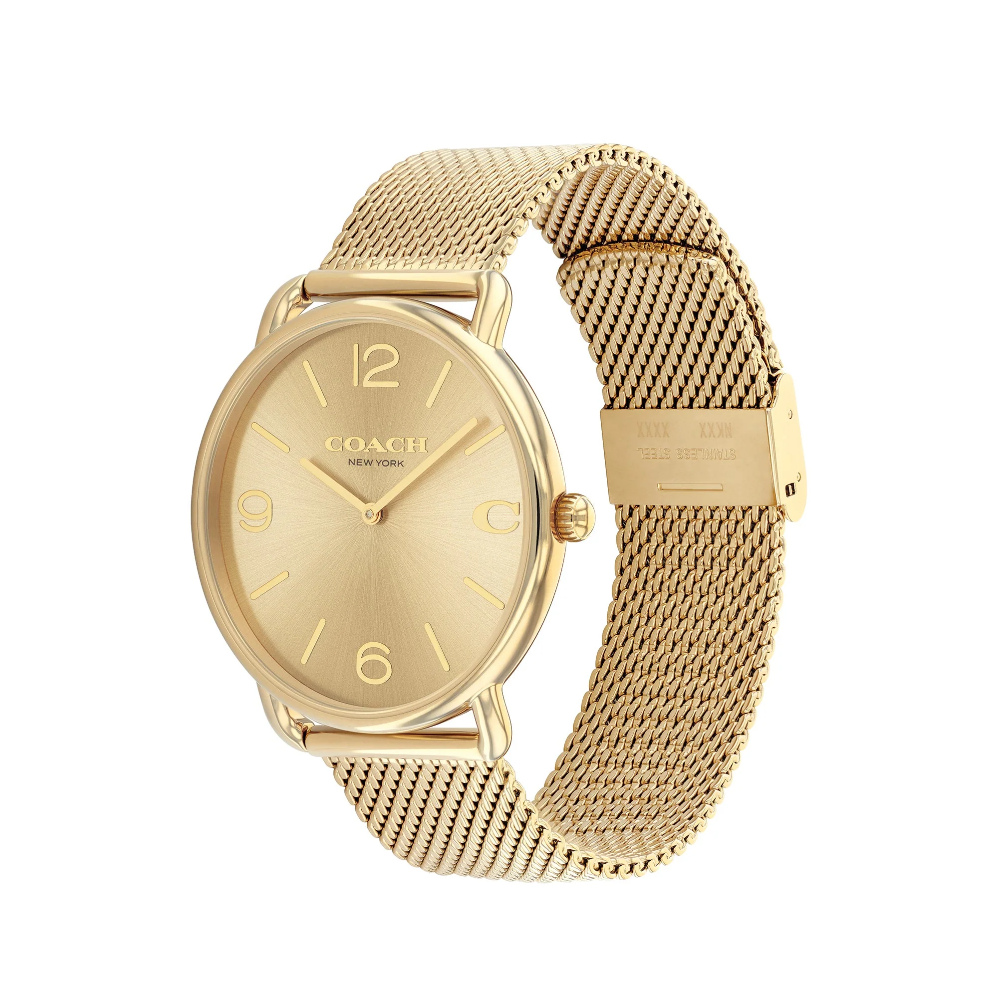 MEN'S ELLIOT STAINLESS STEEL MESH WATCH - Image 2