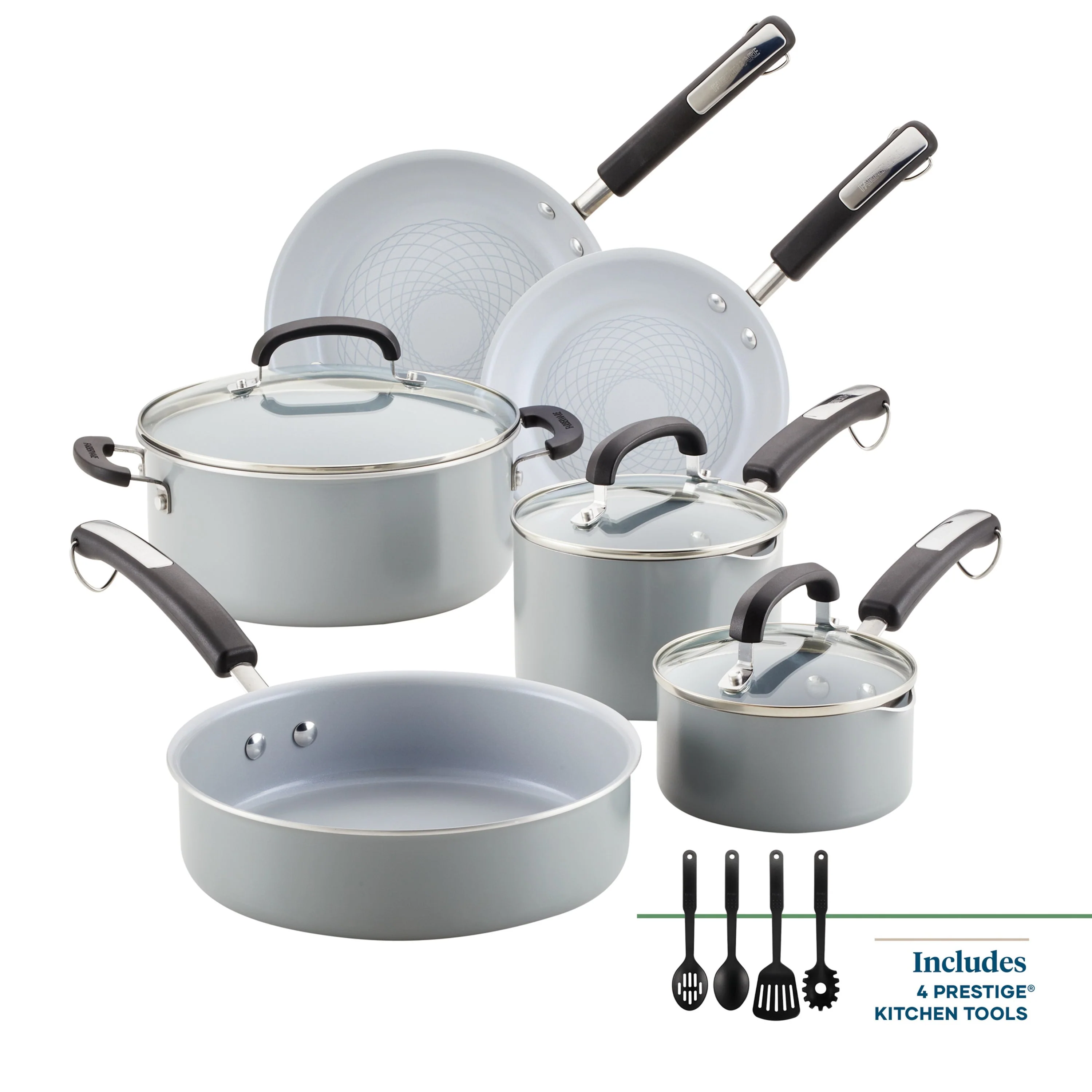 13PC ECO ADVANTAGE HEALTHY CERAMIC NONSTICK COOKWARE SET - Image 2