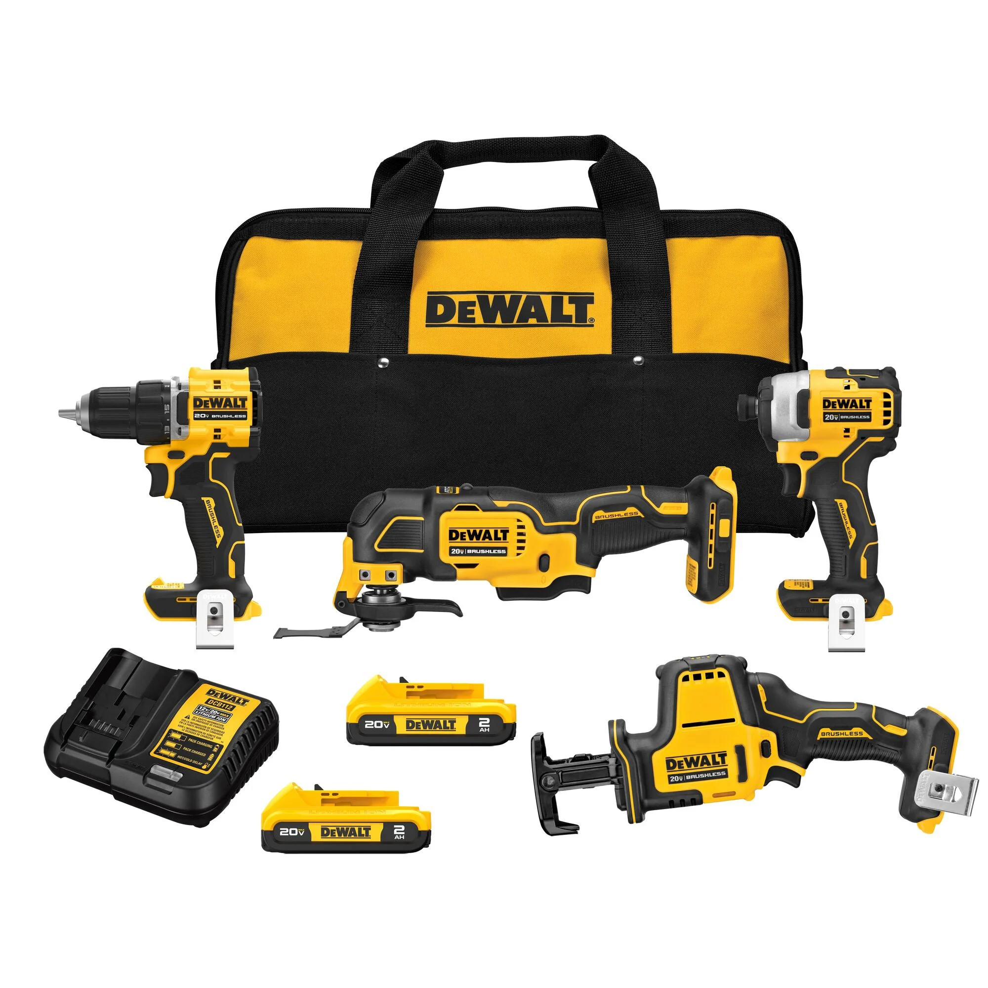 ATOMIC 20V MAX 4-TOOL COMBO KIT - MULTI-TOOL DRIVER IMPACT DRIVER RECIP SAW - Image 2