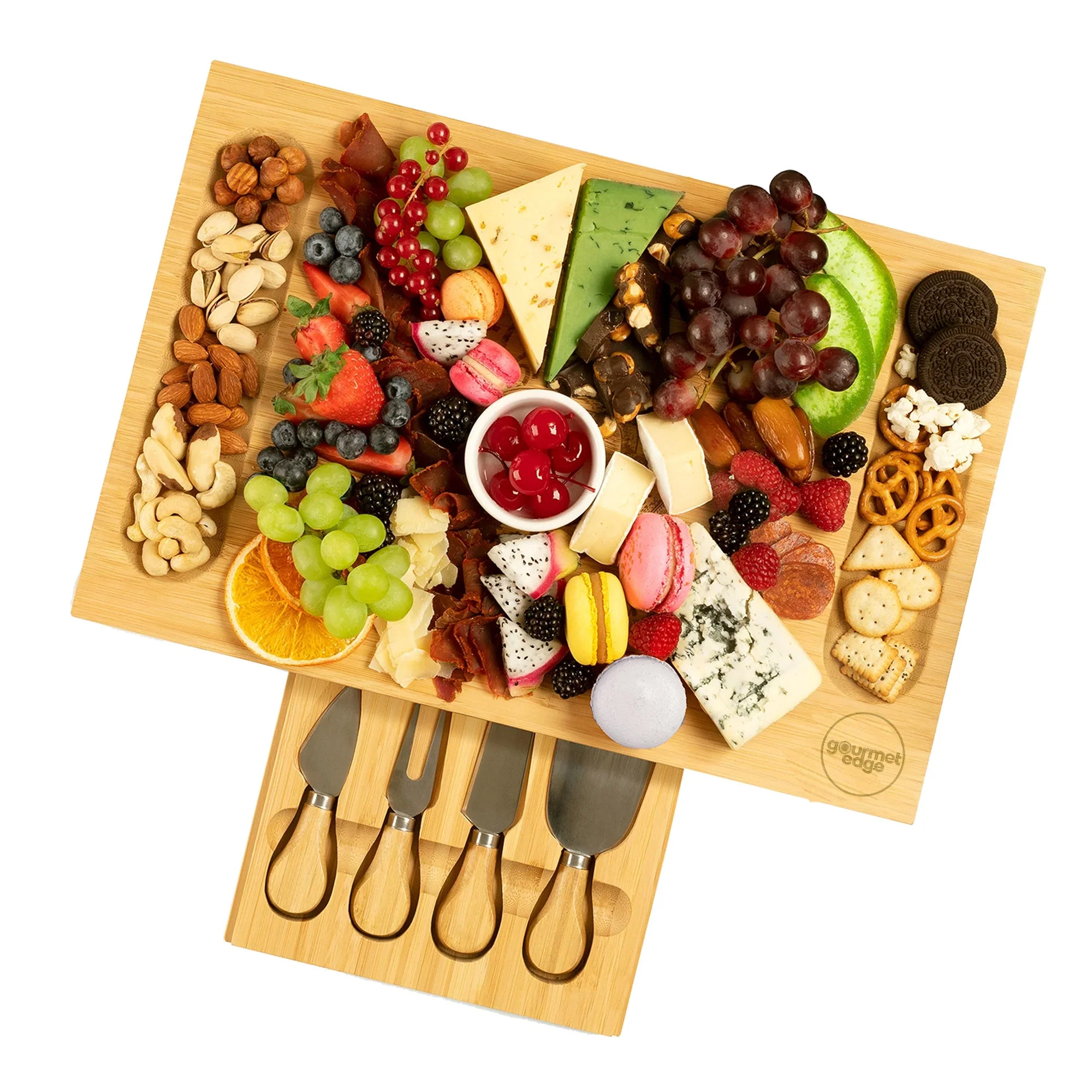 BAMBOO CHEESE BOARD SET - Image 2