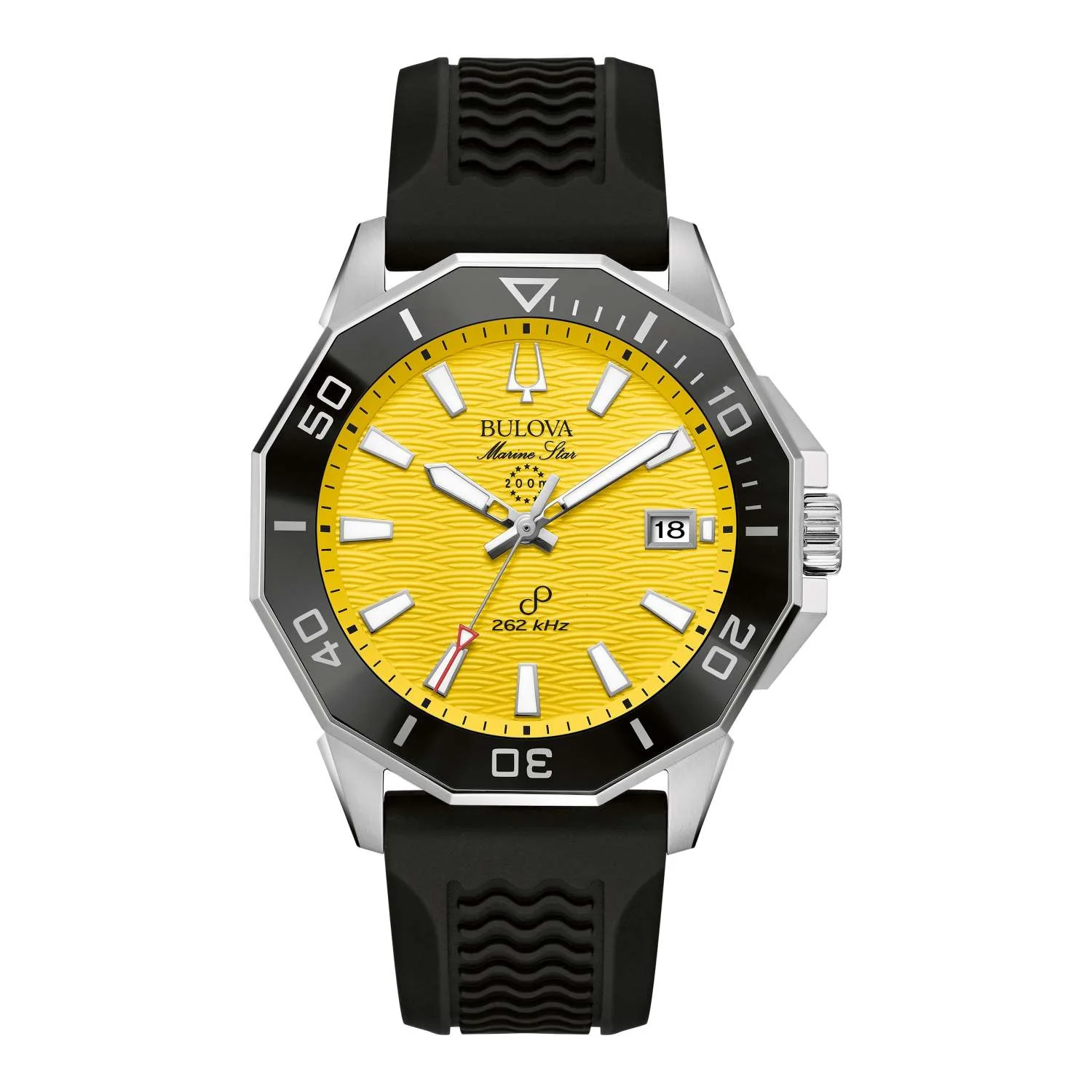 MEN'S MARINE STAR SERIES C PRECISIONIST SILICONE STRAP WATCH, DIAL - Image 2