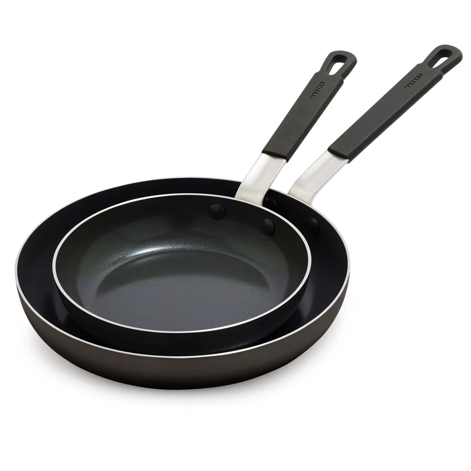 CERAMIC NONSTICK ALUMINUM 2PC FRY PAN SET - Image 2