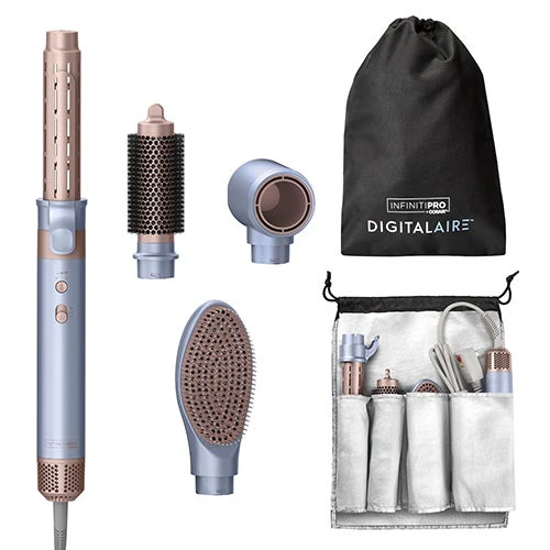 INFINITIPRO DIGITALAIRE STYLING WAND W/ ATTACHMENTS & STORAGE BAG