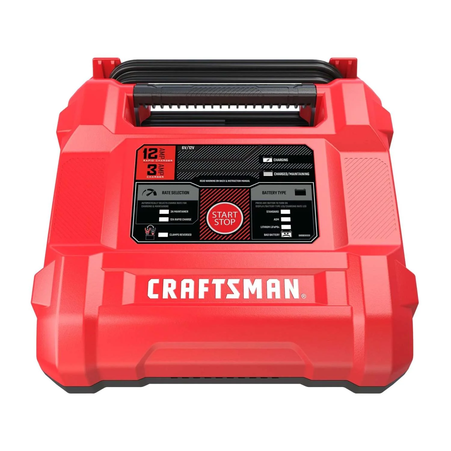 12A 6V MAX/12V MAX FULLY AUTOMATIC BATTERY CHARGER AND MAINTAINER - Image 2