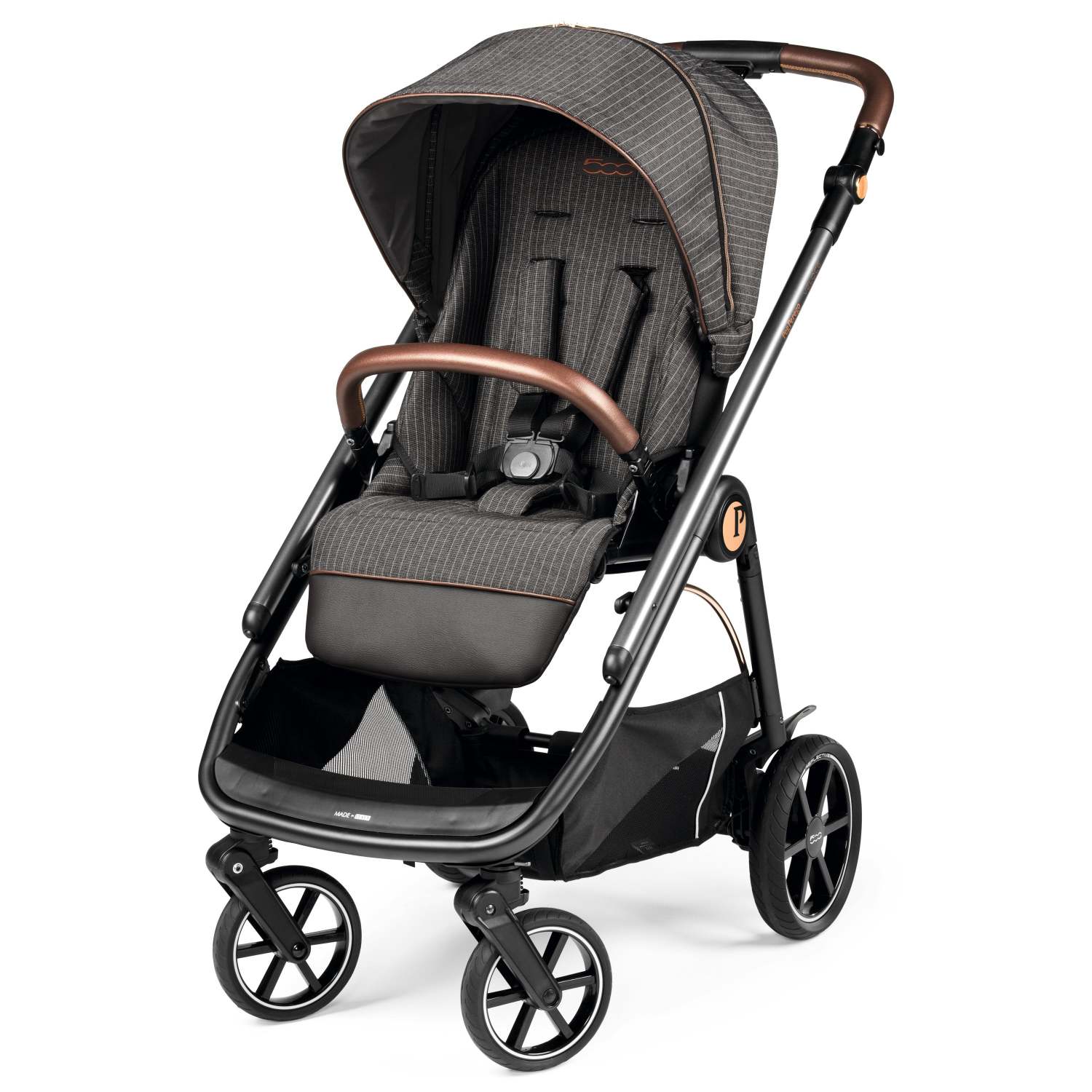 VELOCE COMPACT & LIGHTWEIGHT STROLLER W/ REVERSIBLE SEAT FIAT 500 - Image 2