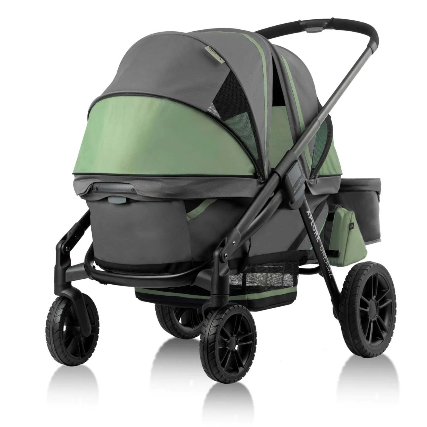 PIVOT XPLORE DREAMZ ALL-TERRAIN STROLLER WAGON W/ BASSINET INSERT - Image 2