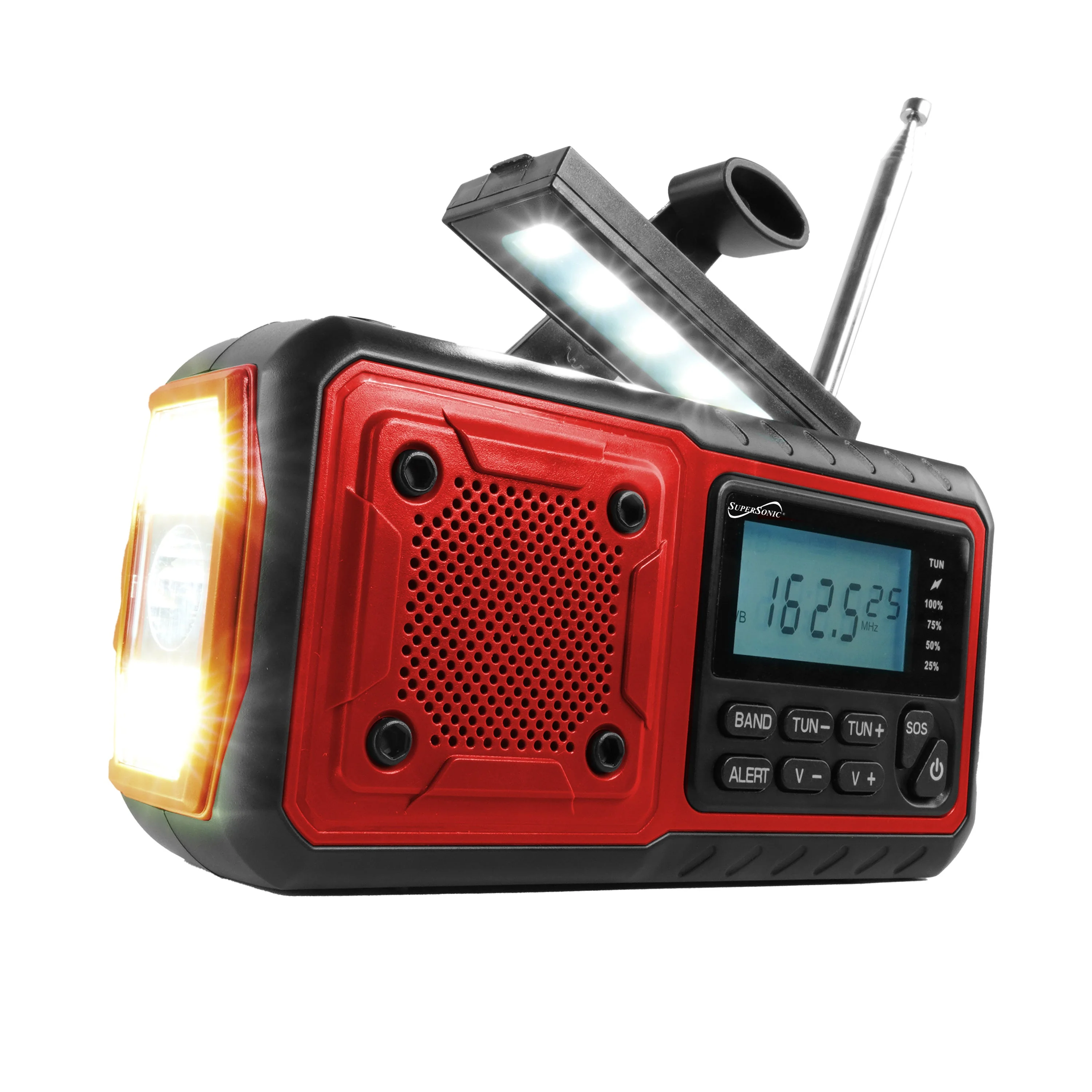 GUARDIAN MULTI-POWERED EMERGENCY SOLAR/DYNAMO NOAA RADIO W/ FLASHLIGHT - Image 2