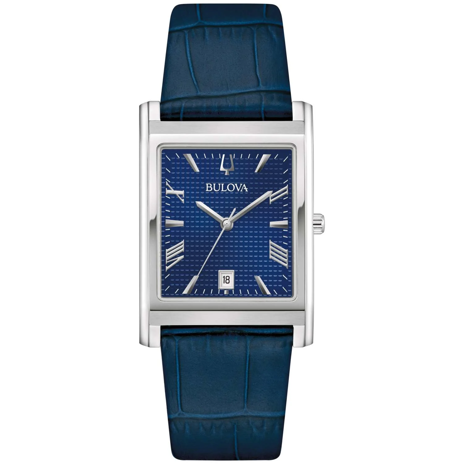 MEN'S SUTTON CLASSIC LEATHER STRAP RECTANGLE WATCH, DIAL - Image 2