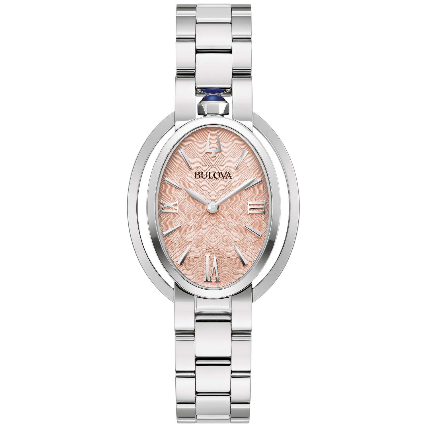LADIES' RUBAIYAT STAINLESS STEEL OVAL WATCH, DIAL - Image 2