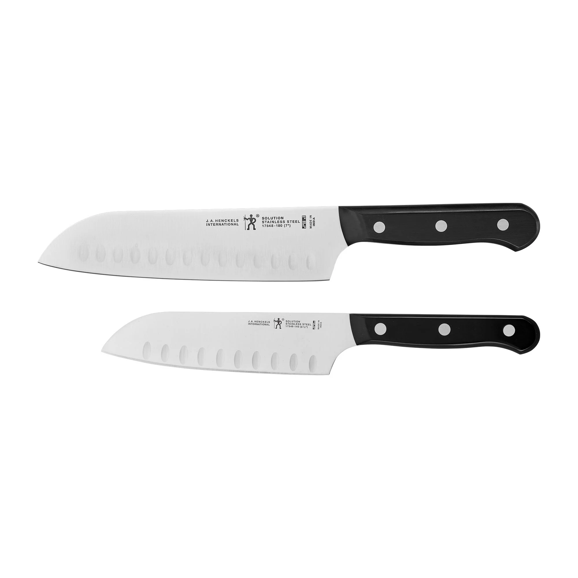 2PC SOLUTION SANTOKU ASIAN KNIFE SET - Image 2