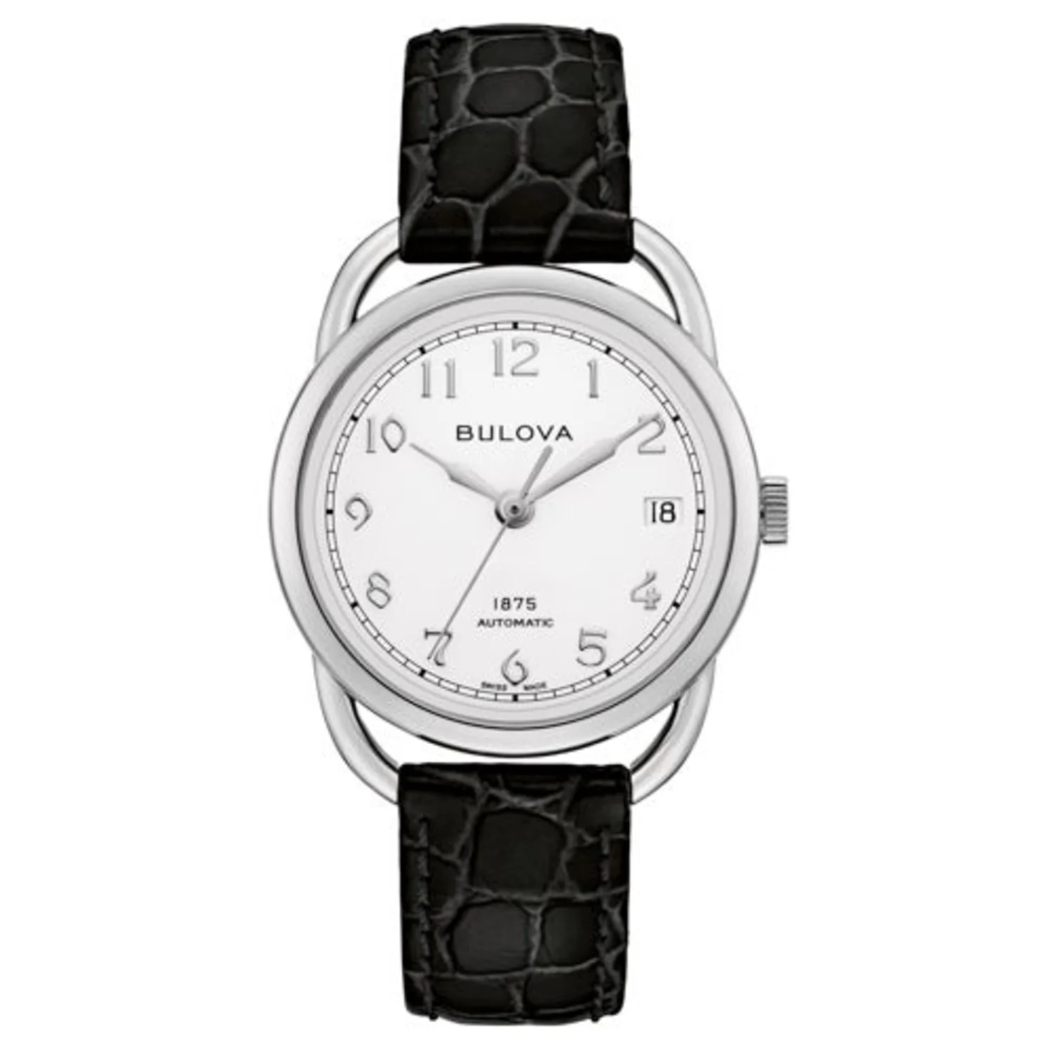 LADIES' JOSEPH BULOVA COMMODORE AUTOMATIC LEATHER STRAP WATCH, DIAL - Image 3