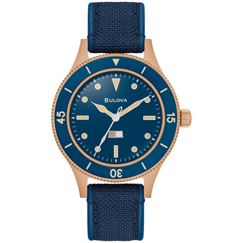 MEN'S MIL SHIPS AUTOMATIC CORDURA + HNBR STRAP WATCH, DIAL