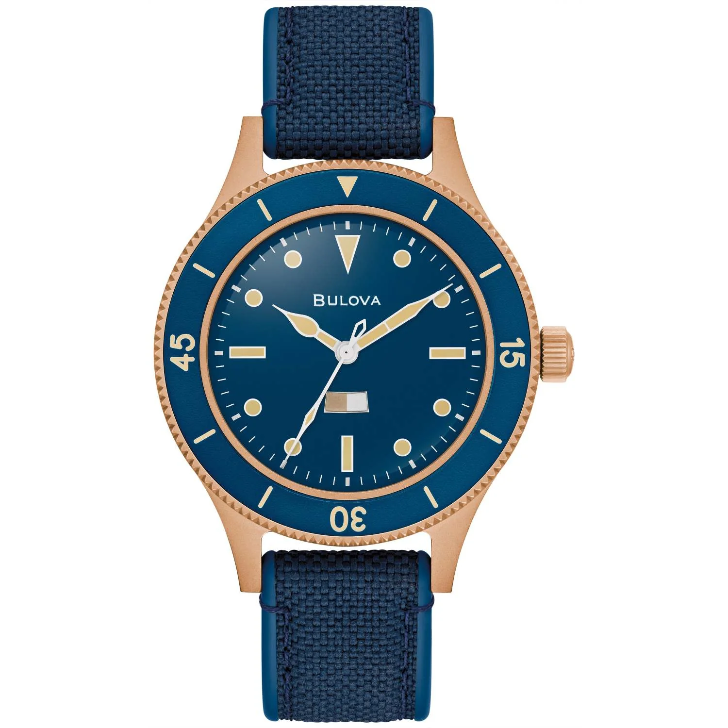 MEN'S MIL SHIPS AUTOMATIC CORDURA + HNBR STRAP WATCH, DIAL - Image 2