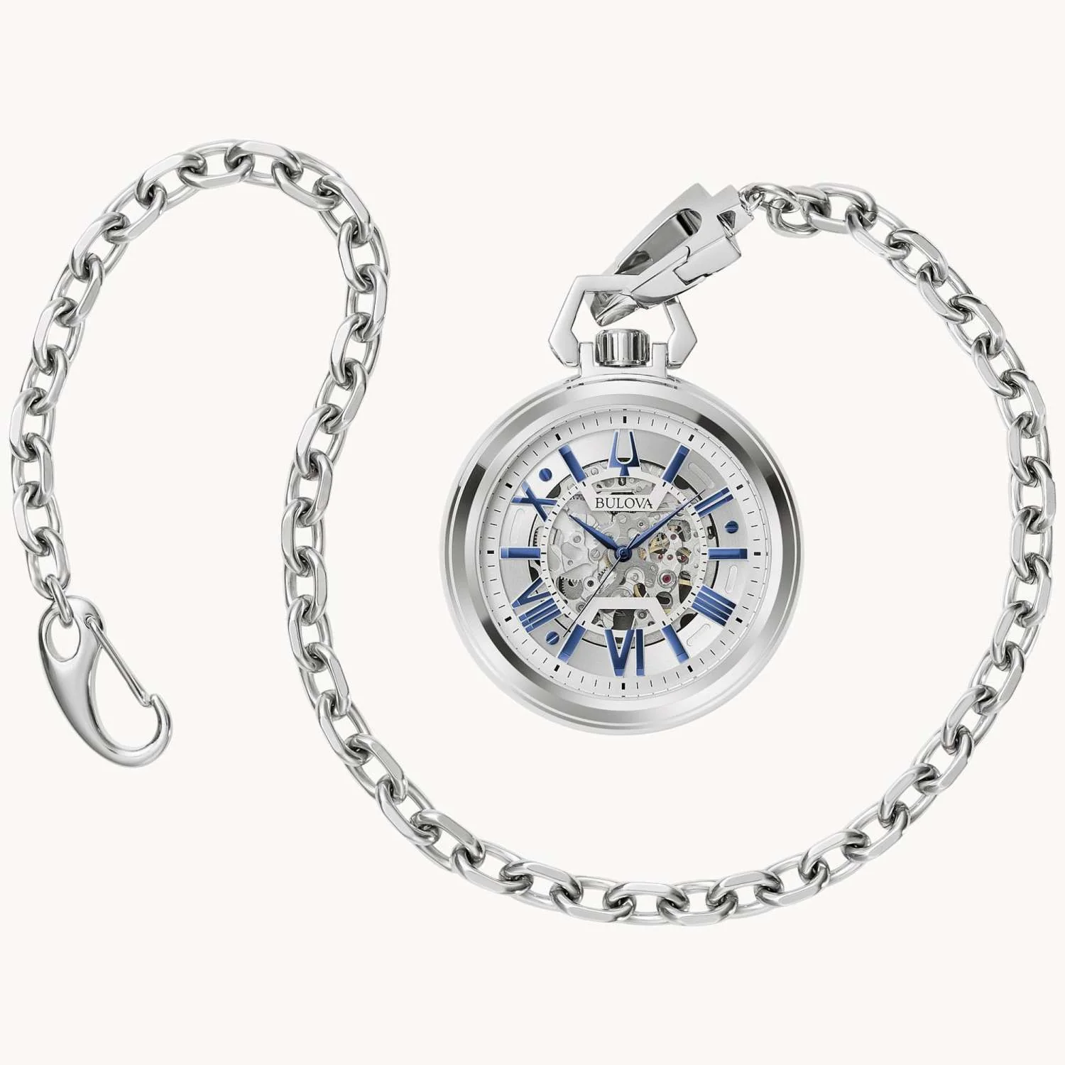 SUTTON STAINLESS STEEL AUTOMATIC POCKET WATCH DIAL - Image 2