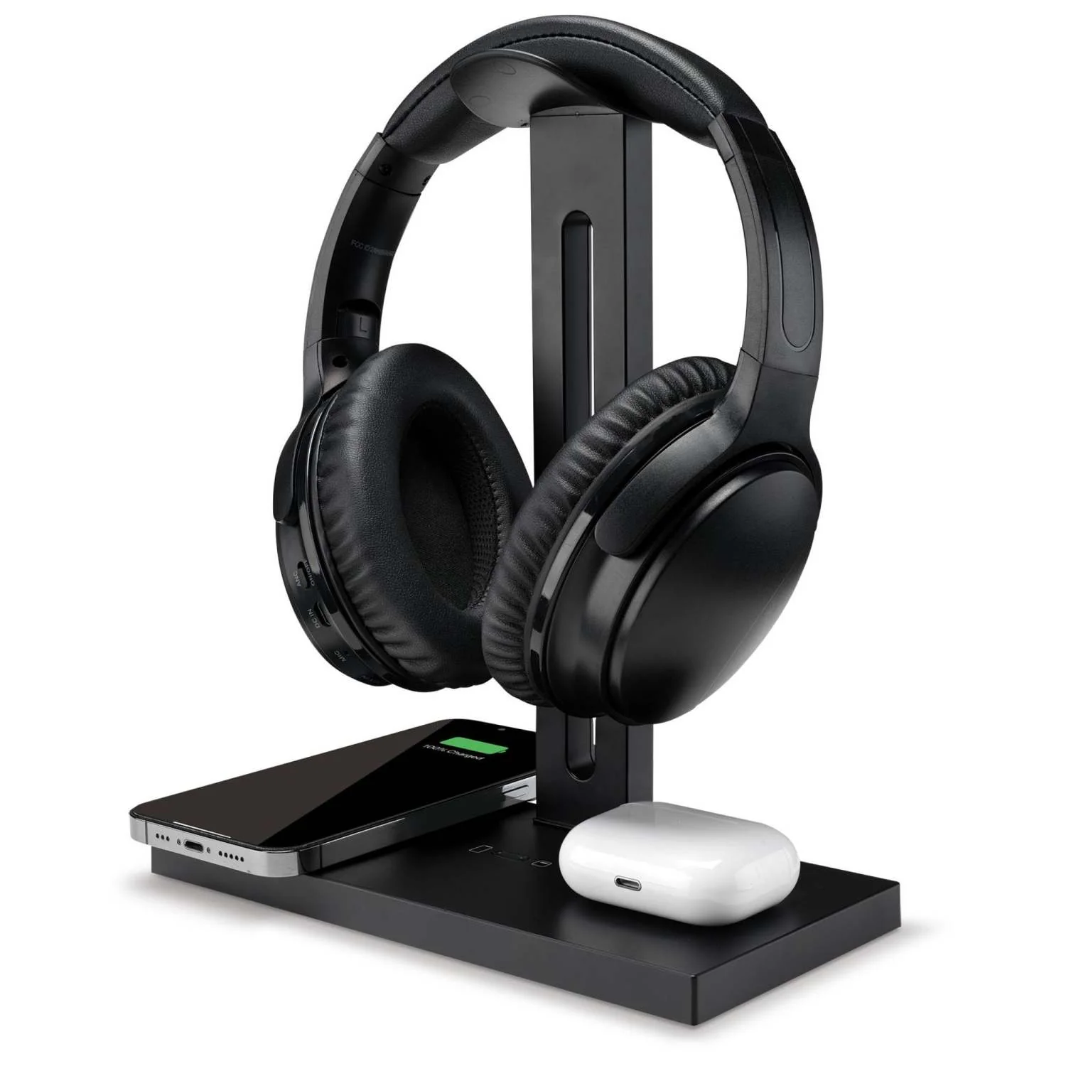 DESKMATE 5-IN-1 HEADPHONE STAND & WIRELESS CHARGER - Image 2