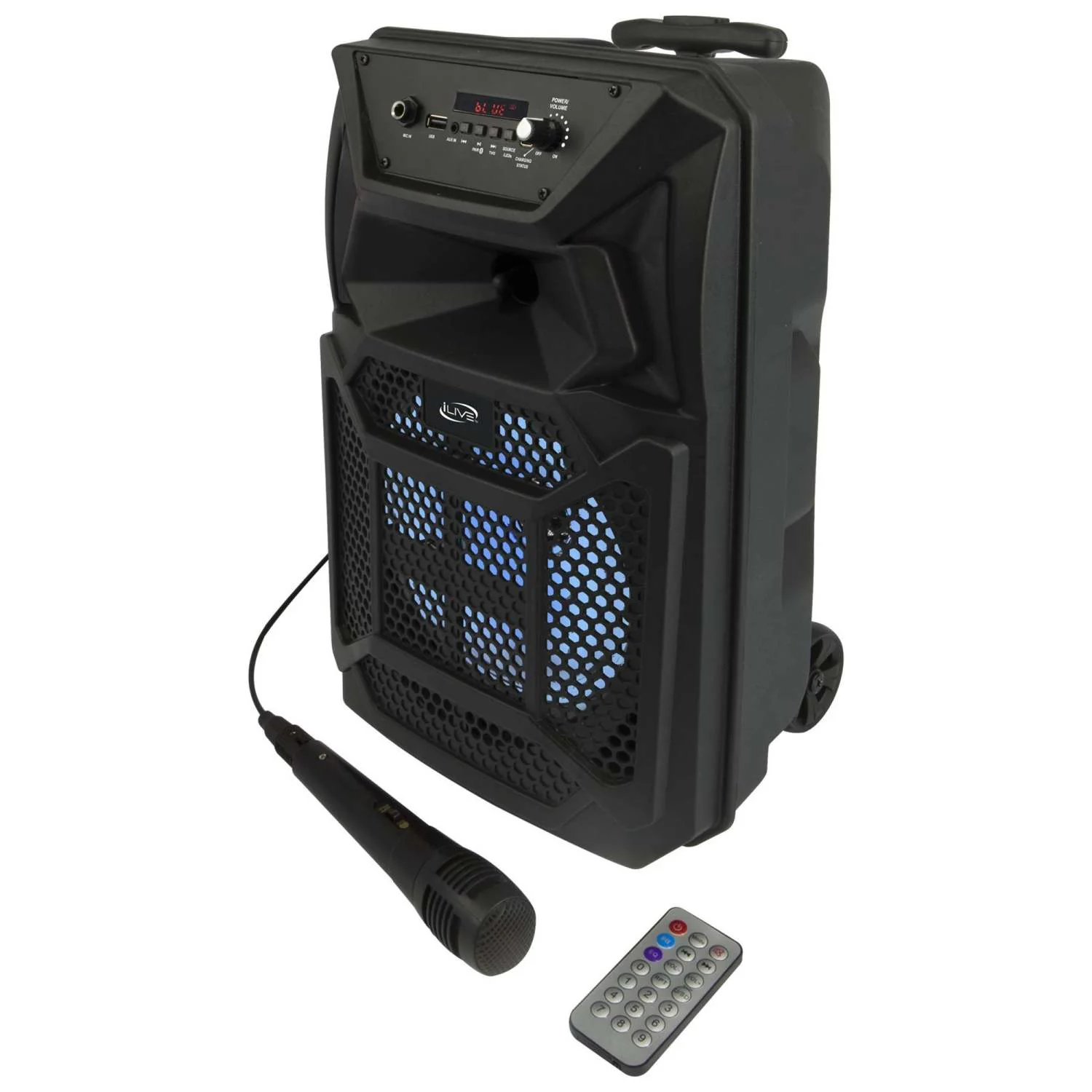 WIRELESS TAILGATE PARTY SPEAKER W/ MICROPHONE - Image 2
