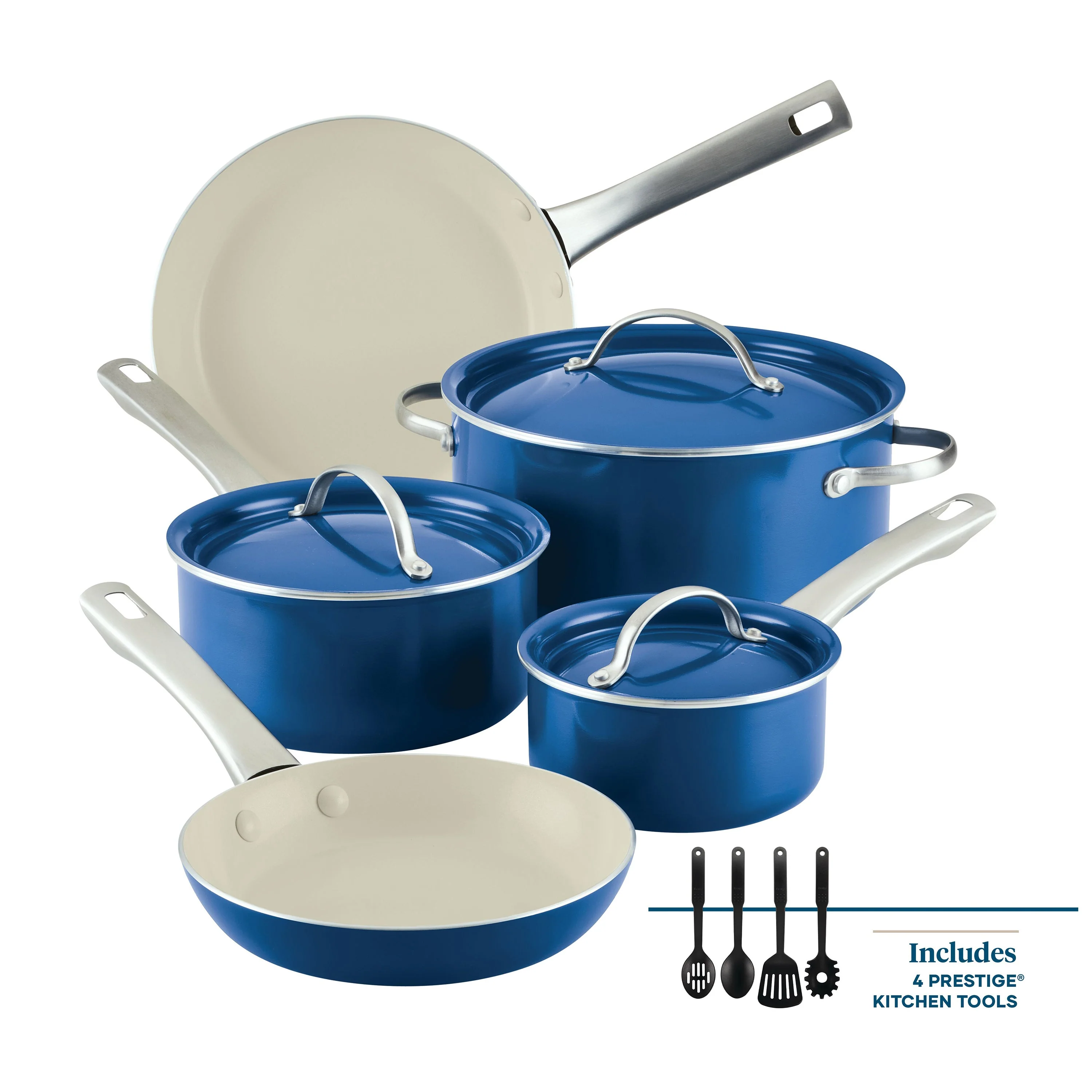 12PC VIBRANCE CERAMIC NONSTICK COOKWARE SET - Image 2