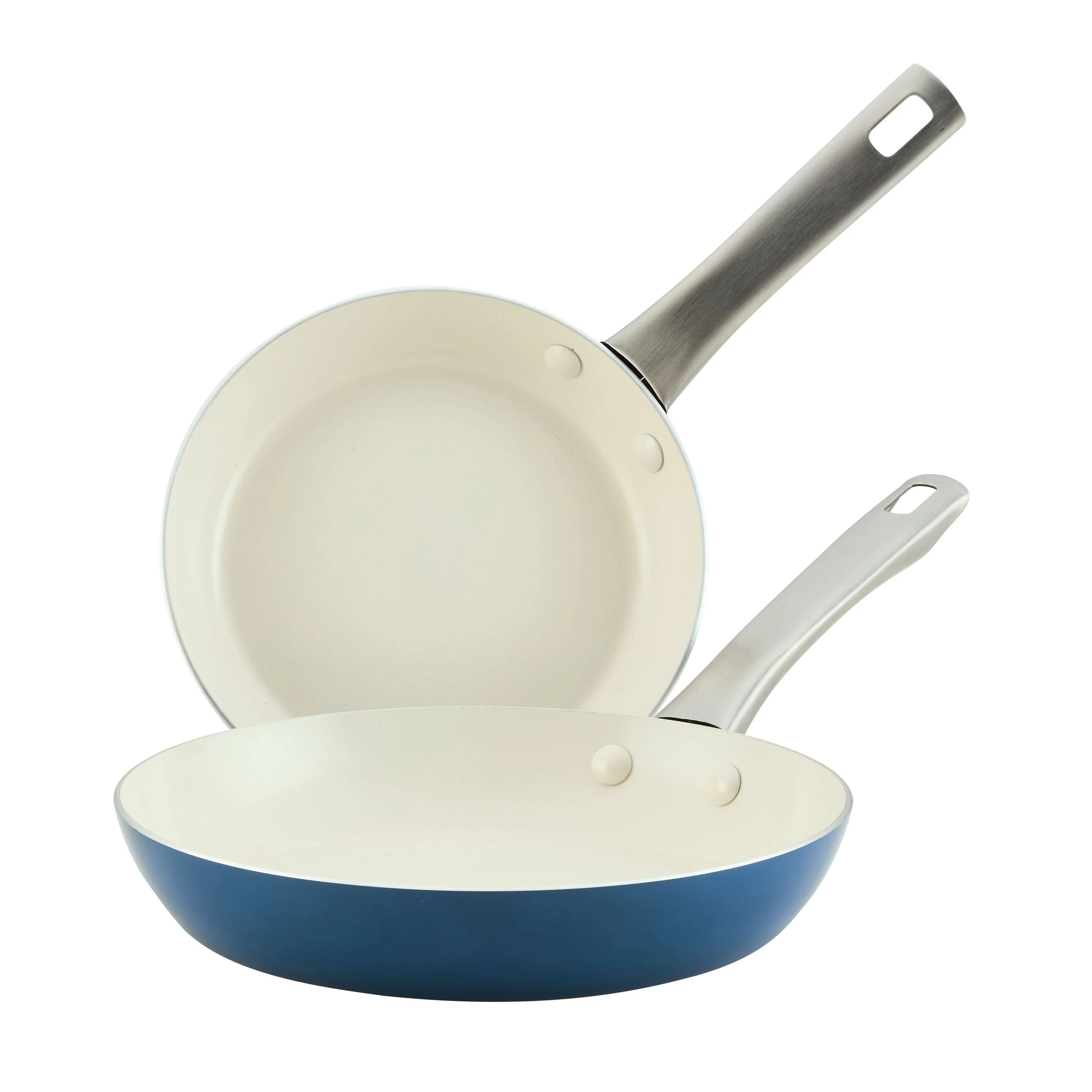 2PC VIBRANCE CERAMIC NONSTICK FRY PAN SET - Image 2