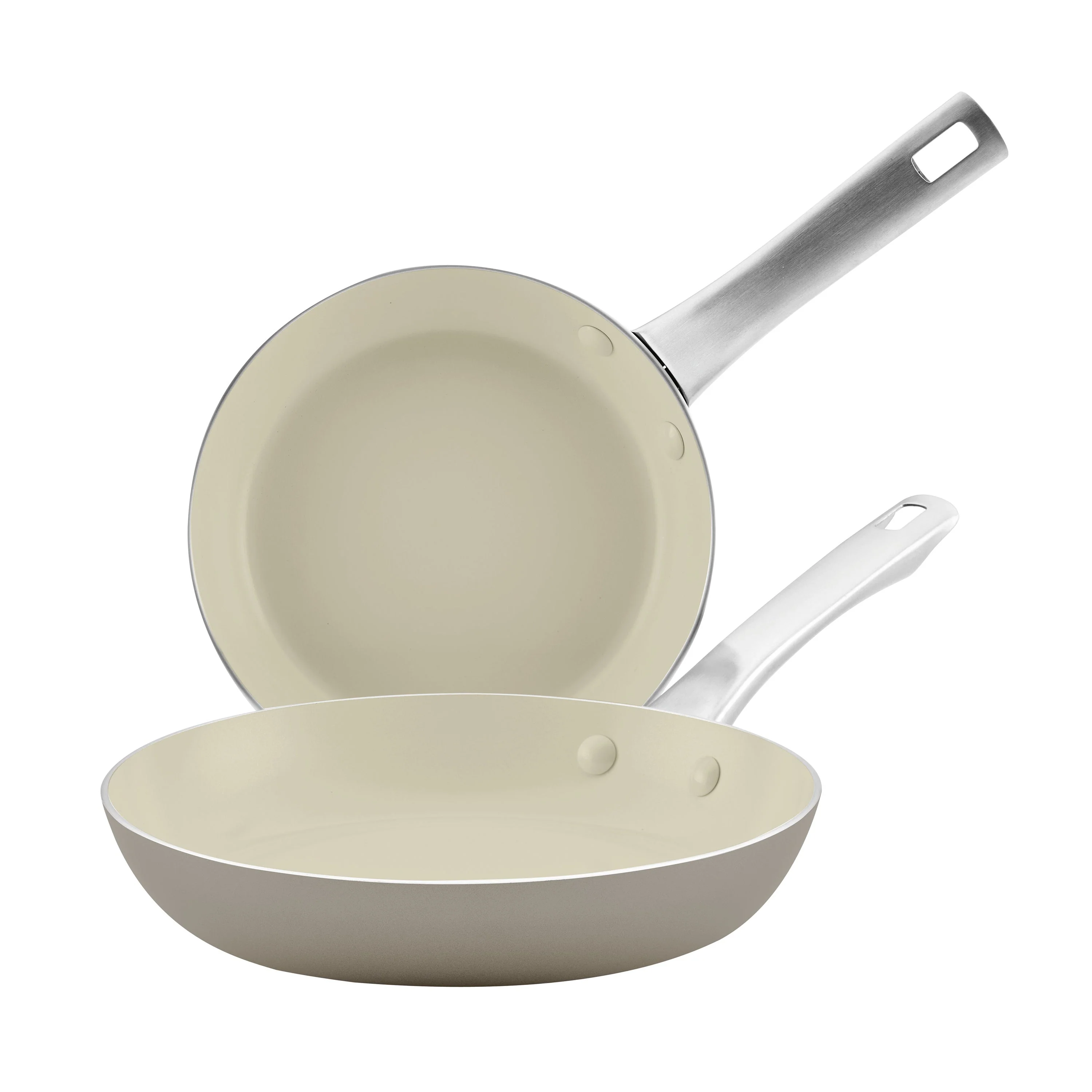 2PC VIBRANCE CERAMIC NONSTICK FRY PAN SET - Image 2