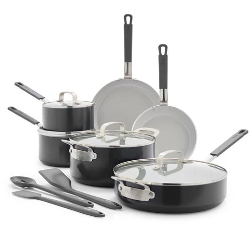 CERAMIC NONSTICK ALUMINUM 13PC COOKWARE SET