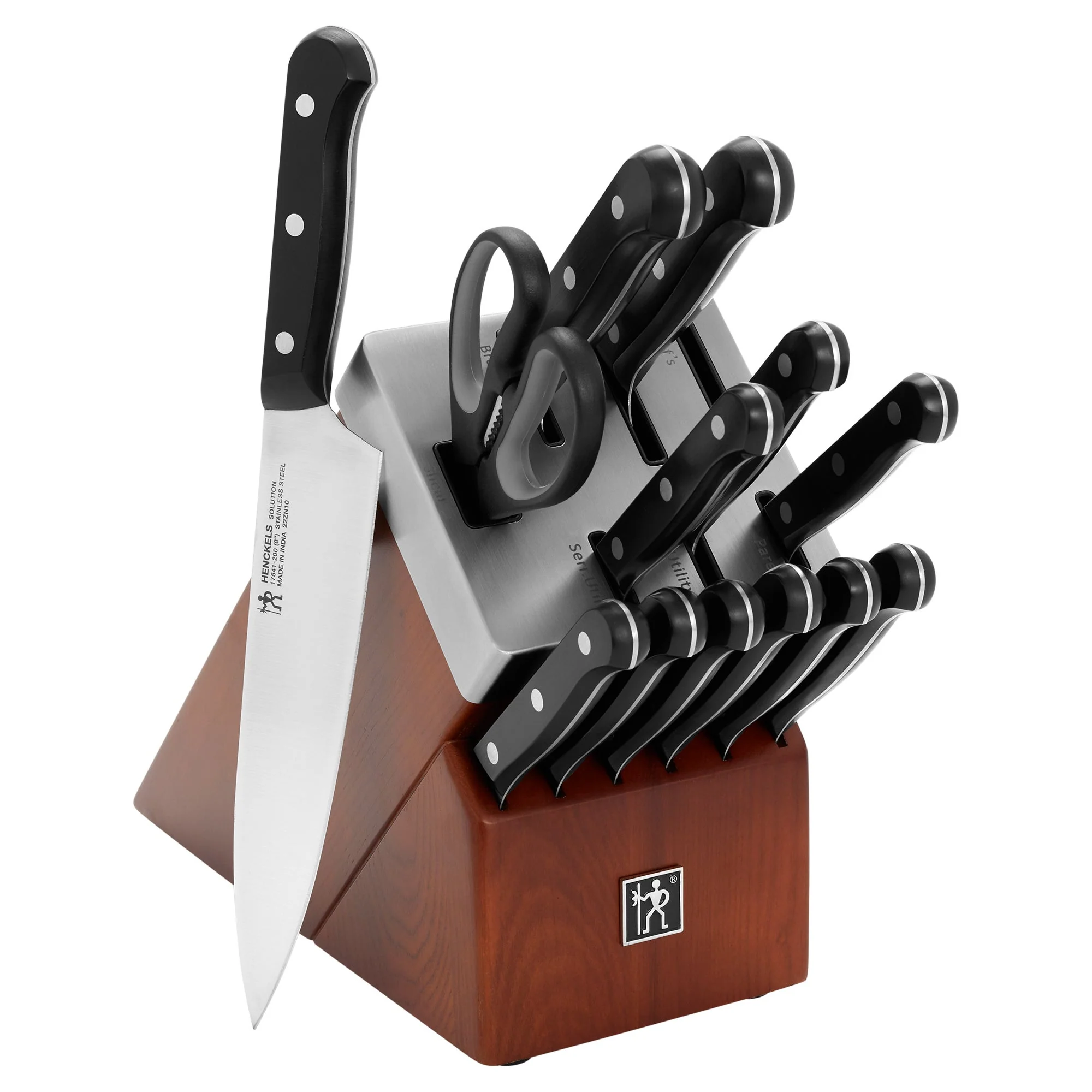 SOLUTION 14PC SELF-SHARPENING KNIFE BLOCK SET - Image 2