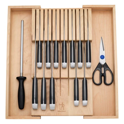 STATEMENT 15PC KNIFE SET W/ IN DRAWER STORAGE TRAY