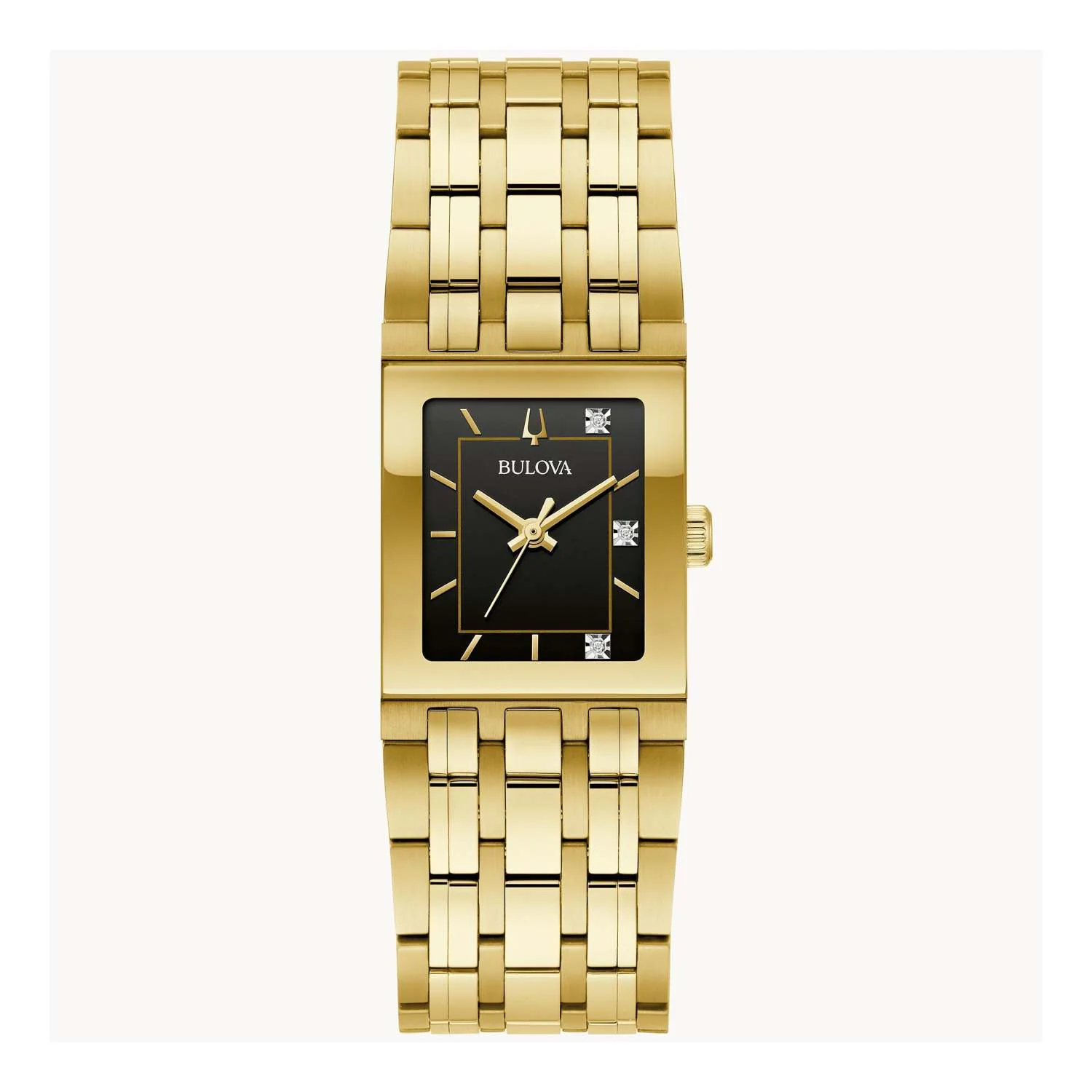 LADIES MARC ANTHONY QUADRA SS RECTANGULAR WATCH DIAL - Image 2