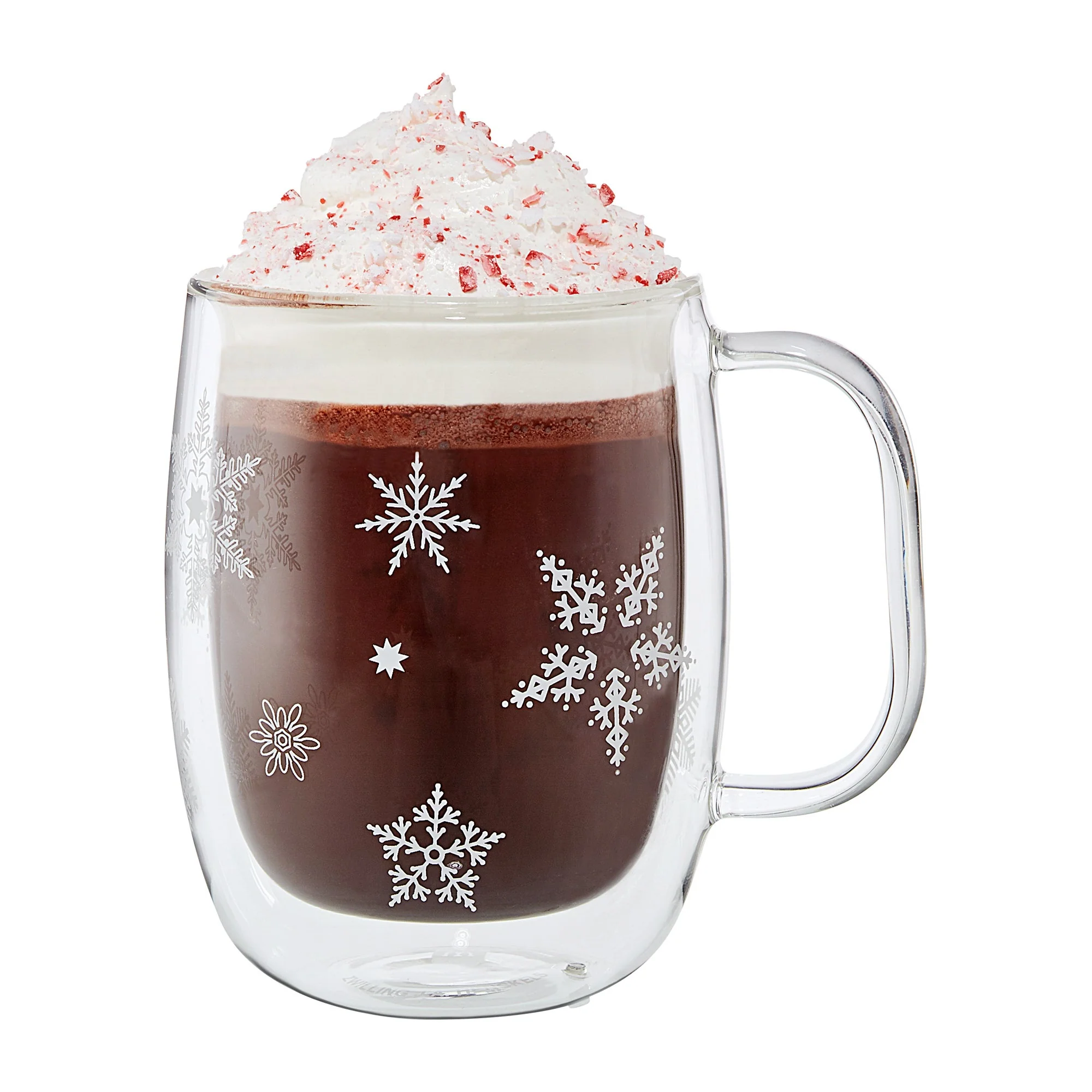 SORRENTO PLUS 4PC SNOWFLAKE COFFEE MUG SET - Image 2