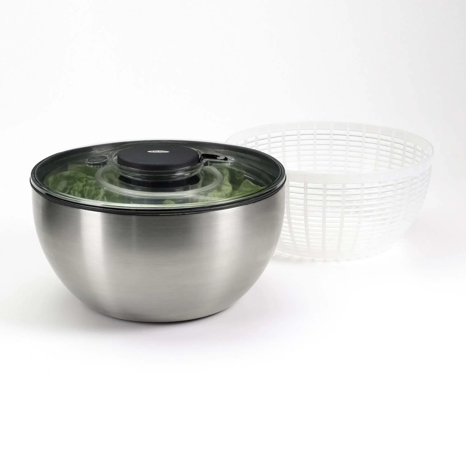 STEEL SALAD SPINNER - Image 2