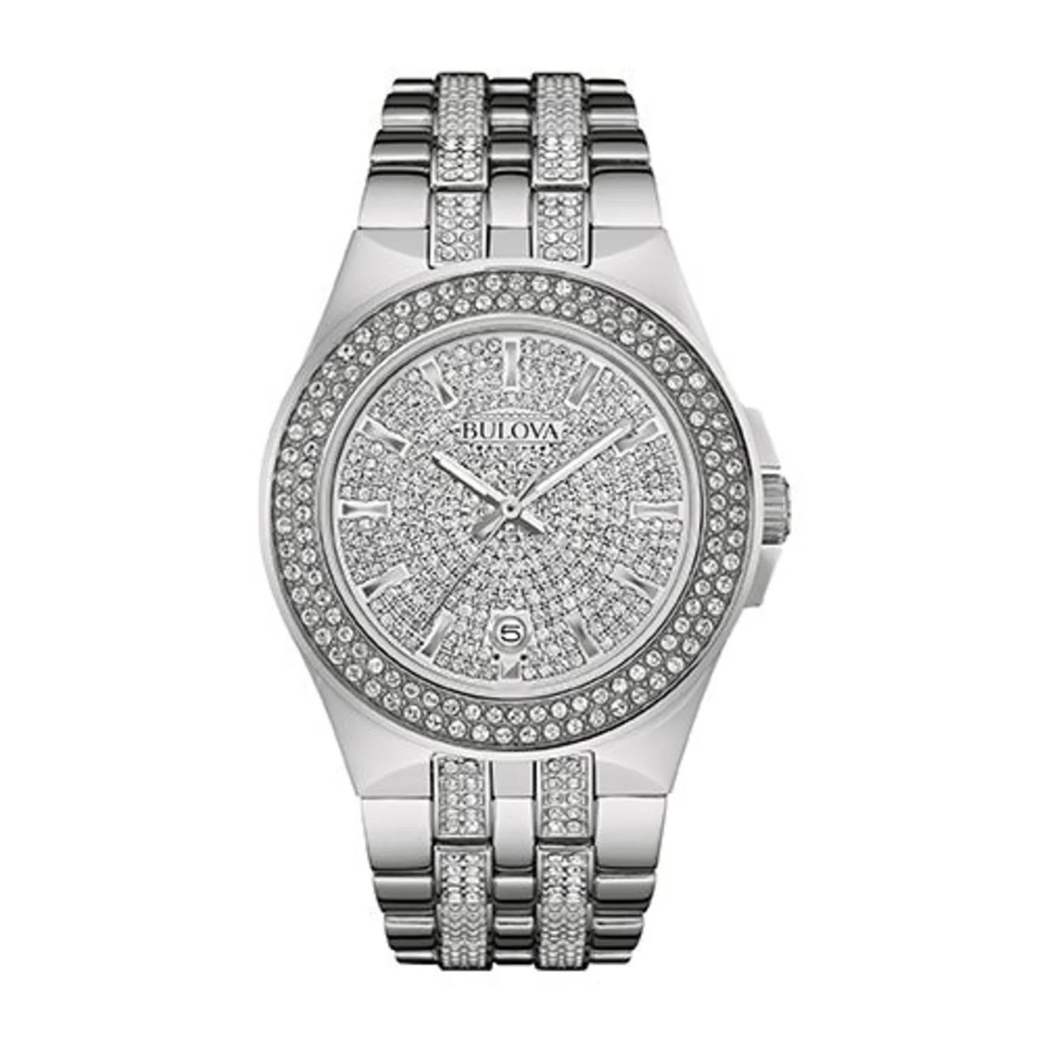 MEN'S PHANTOM CRYSTAL STAINLESS STEEL WATCH, CRYSTAL DIAL - Image 3