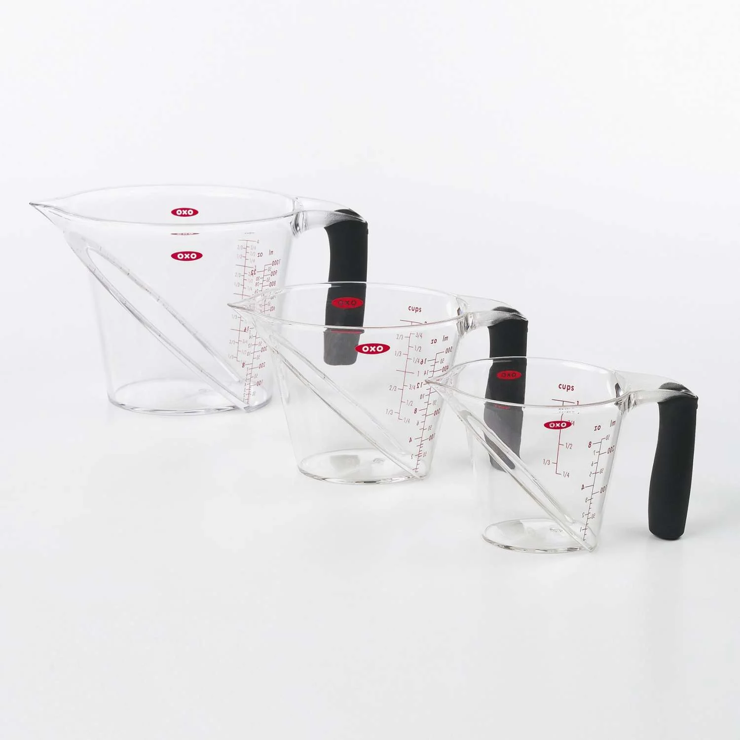 GOOD GRIPS 3PC ANGLED MEASURING CUP SET - Image 2