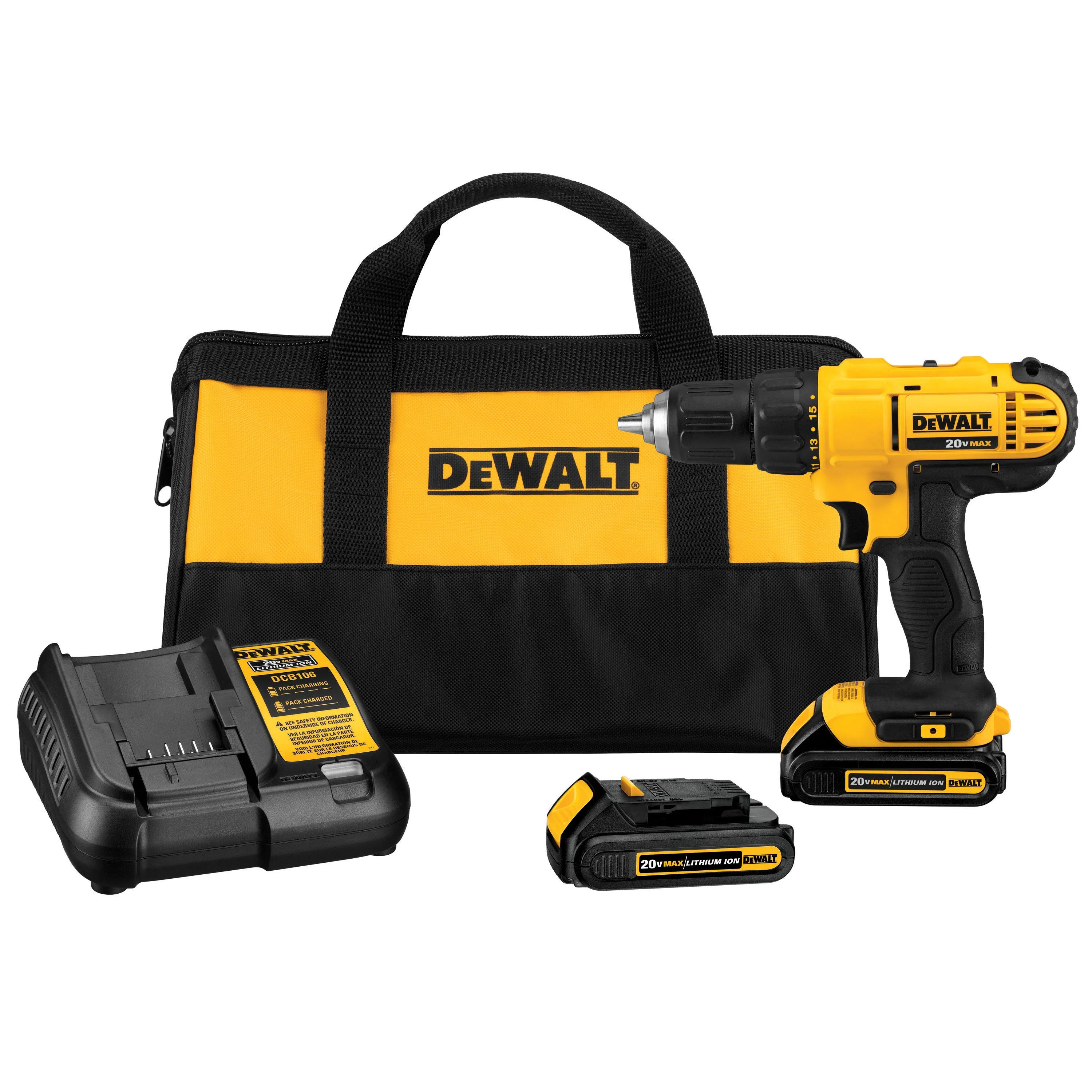 20V MAX LITHIUM ION COMPACT DRILL/DRIVER KIT - Image 2