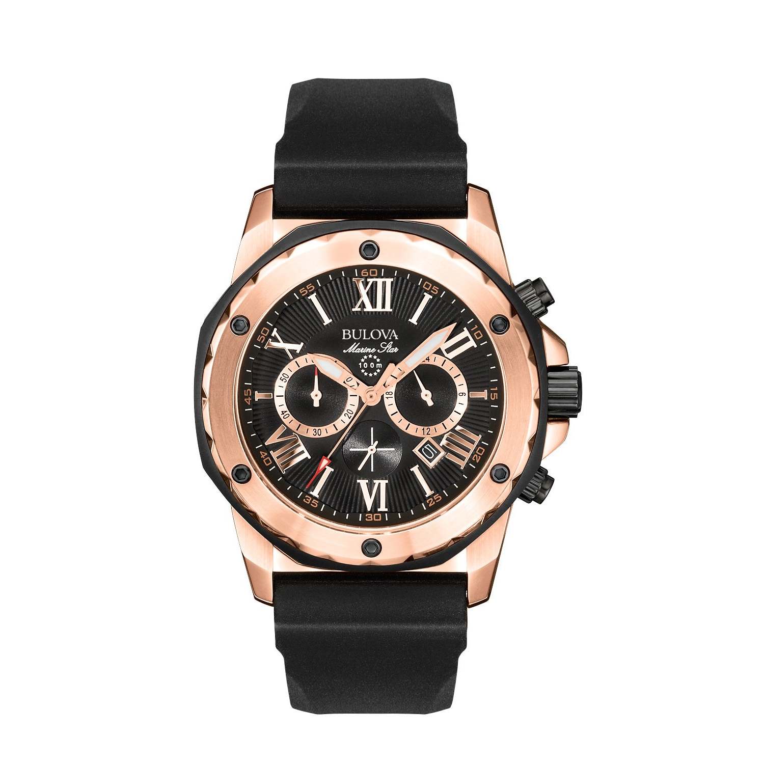 MARINE STAR MENS RUBBER BAND WATCH DIAL - Image 2