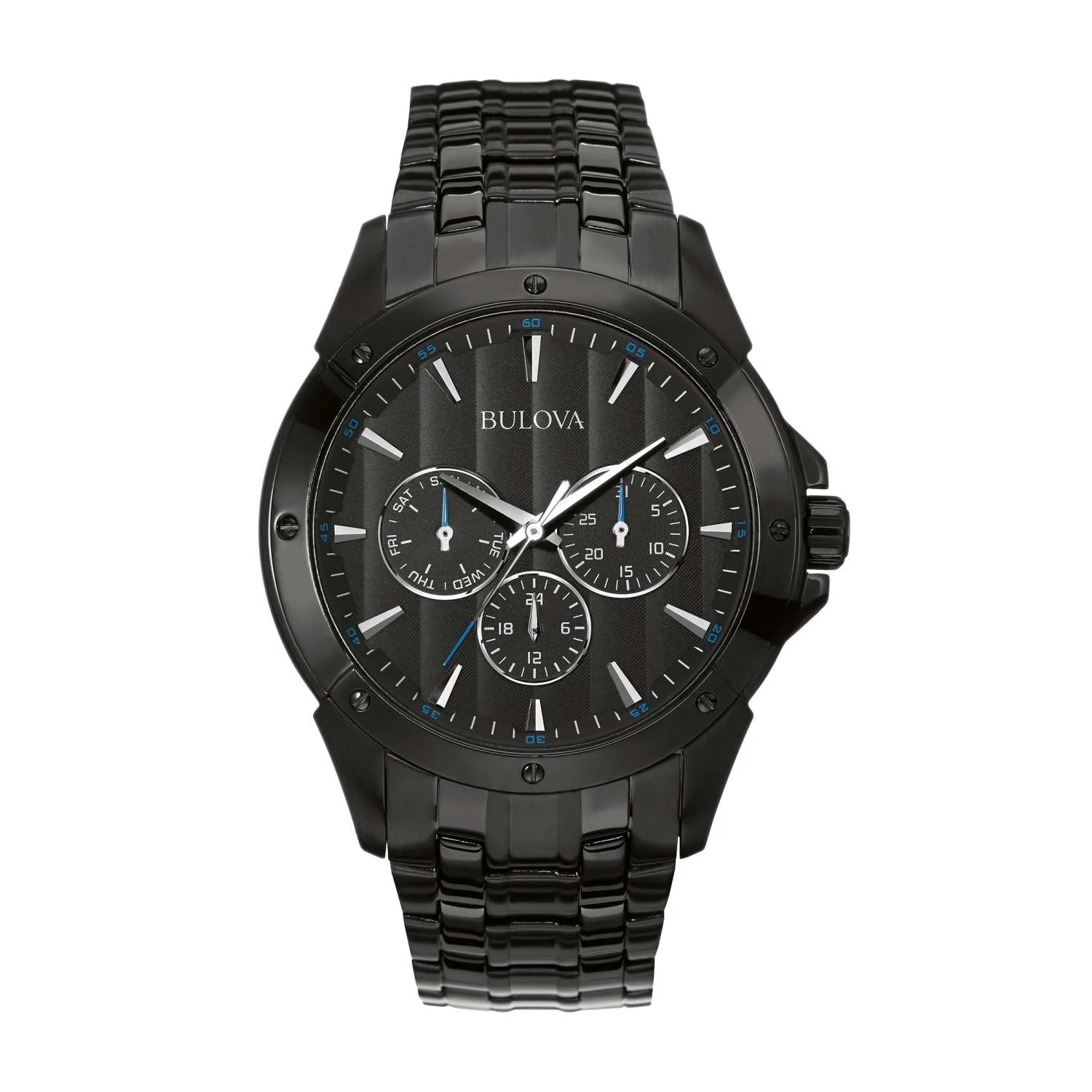 MENS ION-PLATED STAINLESS STEEL WATCH DIAL - Image 2