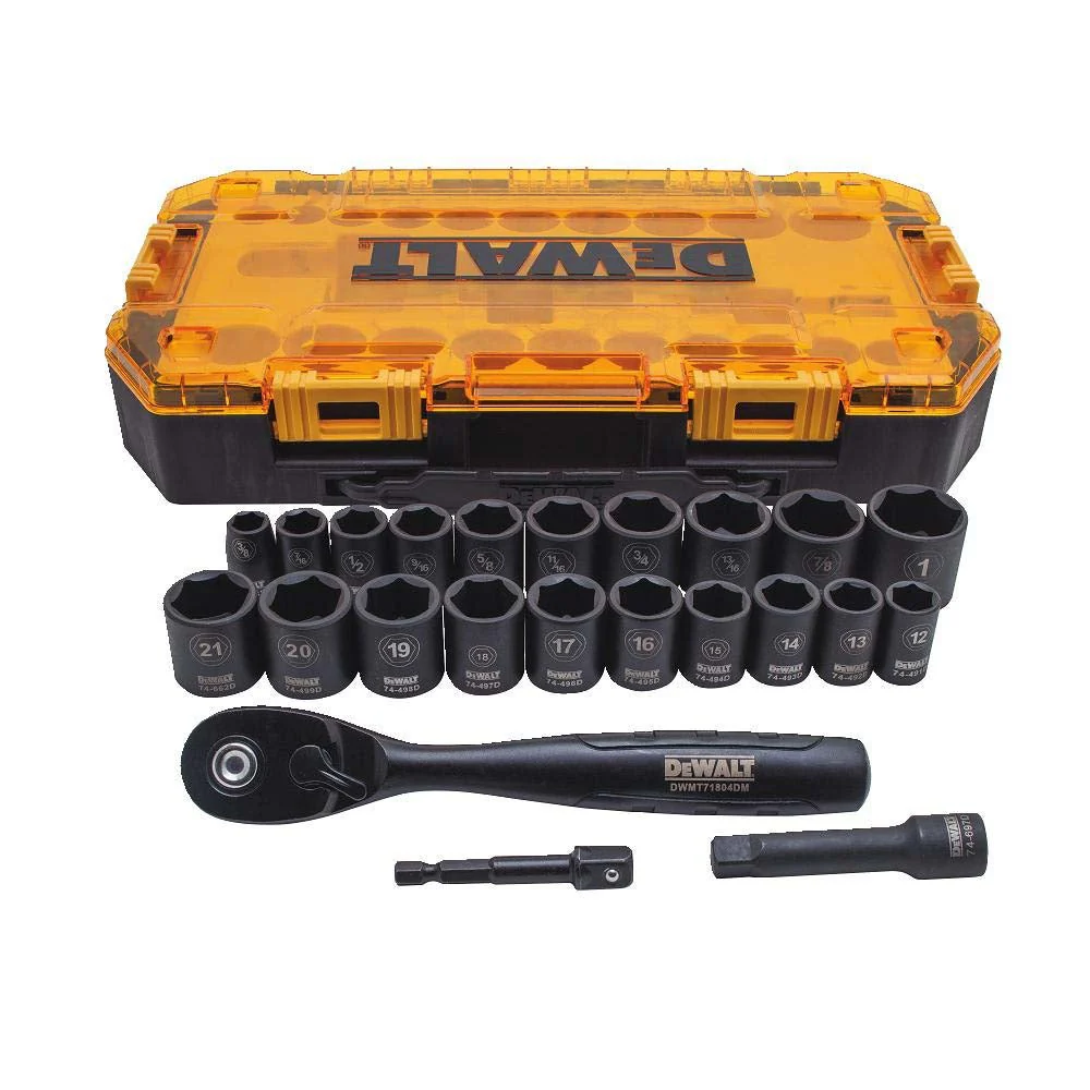 23PC 3/8" DEEP COMBINATION IMPACT SOCKET SET - Image 2