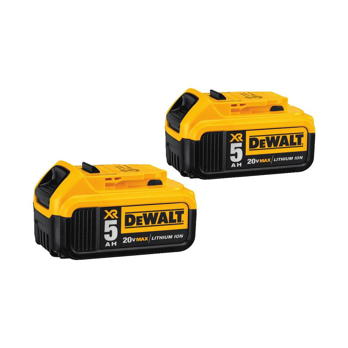 20V MAX PREMIUM XR 5.0AH LITHIUM BATTERY PACK SET OF 2 - Image 2