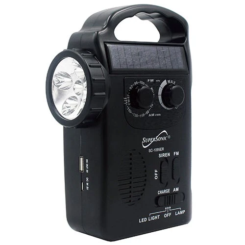 DYNAMO RADIO W/ FLASHLIGHT