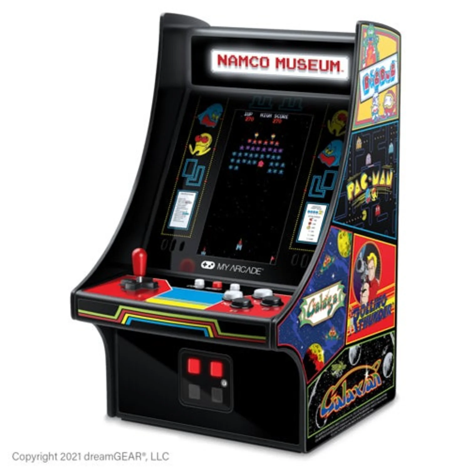 NAMCO MUSEUM 4.25" MINI ARCADE W/ 20 BANDAI-NAMCO GAMES - Image 3