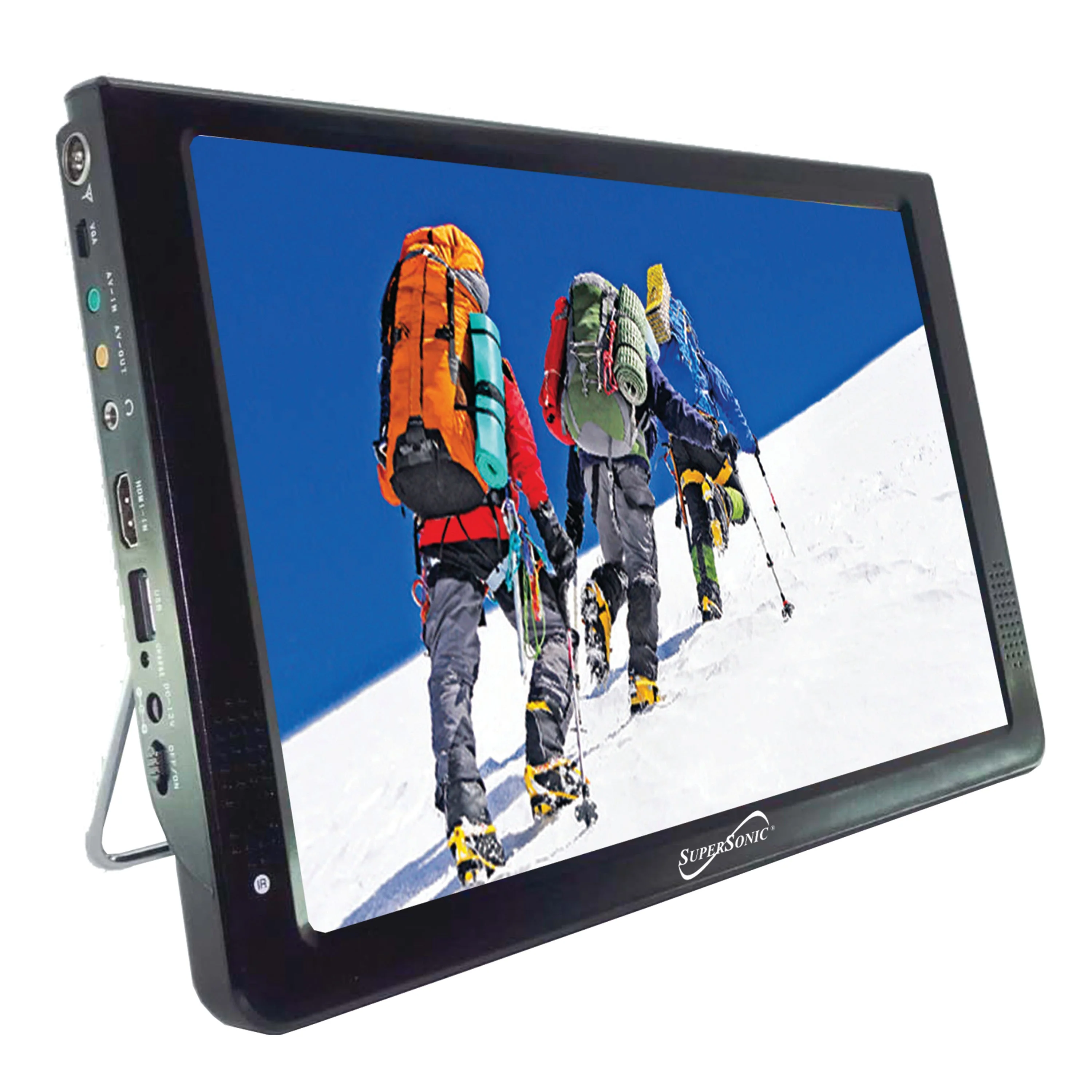12" PORTABLE LED TV W/ USB/SD INPUTS - Image 2