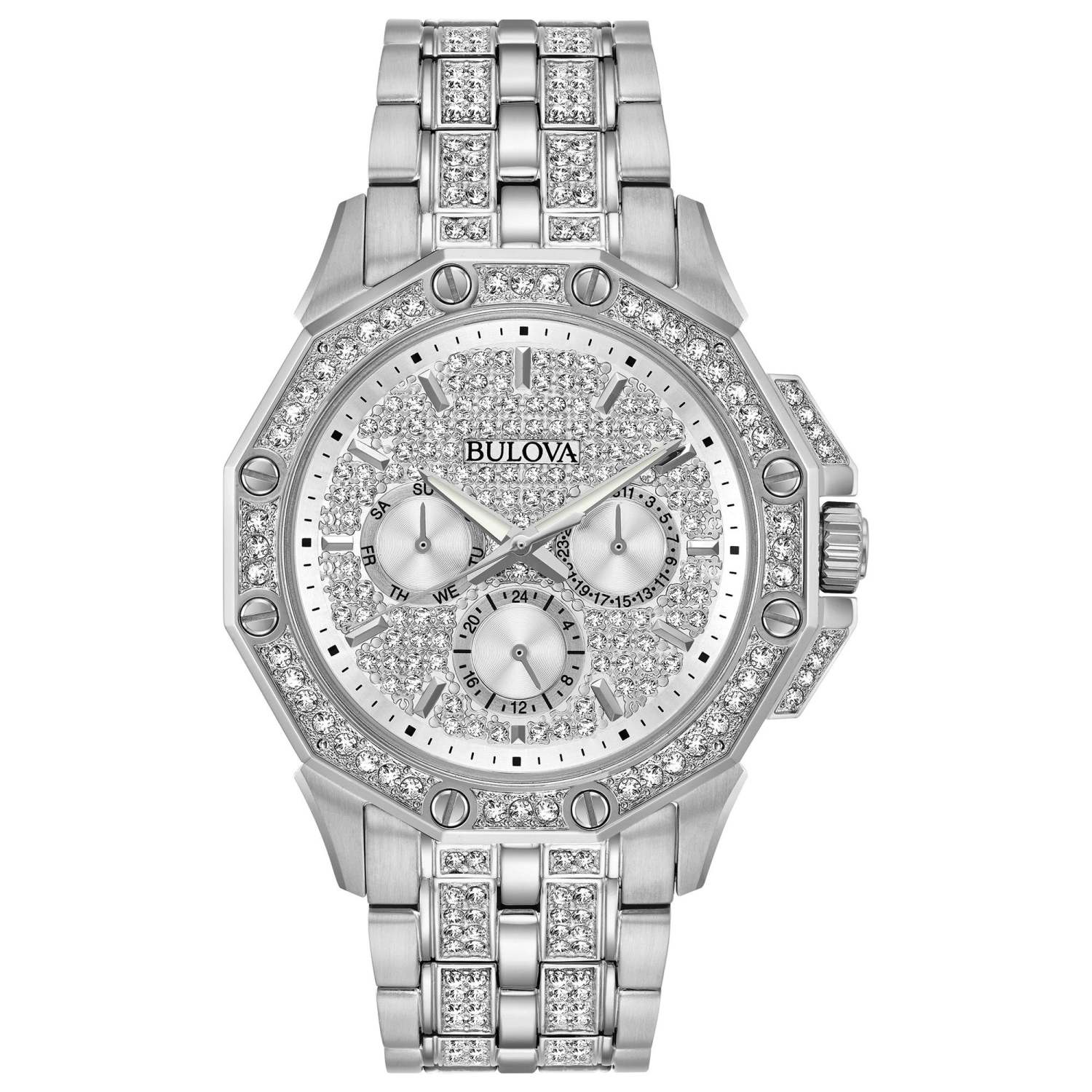 MENS OCTAVA SWAROVSKI CRYSTAL WATCH - Image 2