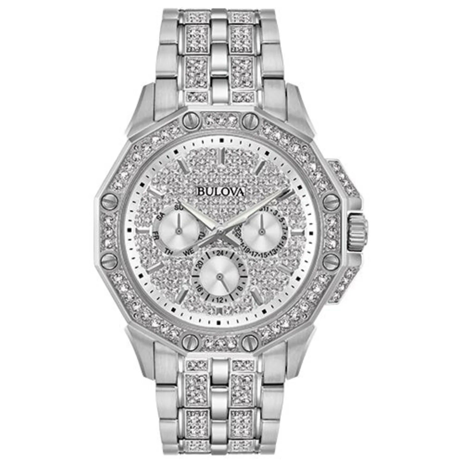 MENS OCTAVA SWAROVSKI CRYSTAL WATCH - Image 3
