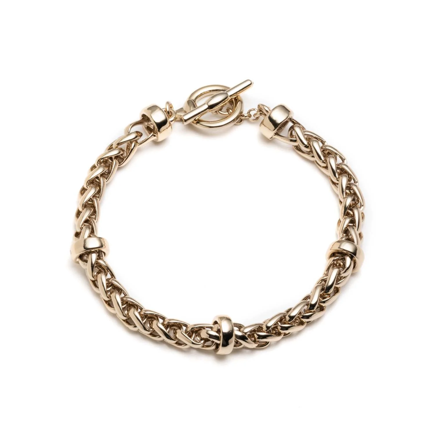 BRAIDED CHAIN BRACELET - Image 2