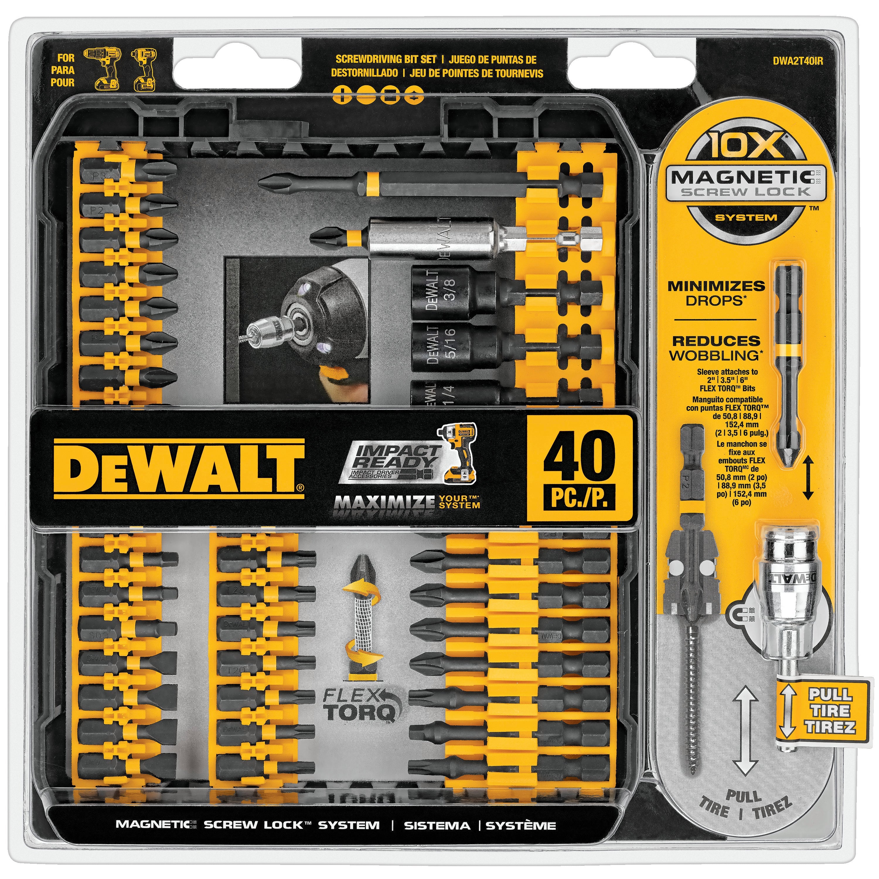 40PC IMPACT READY SCREWDRIVING BIT SET - Image 2