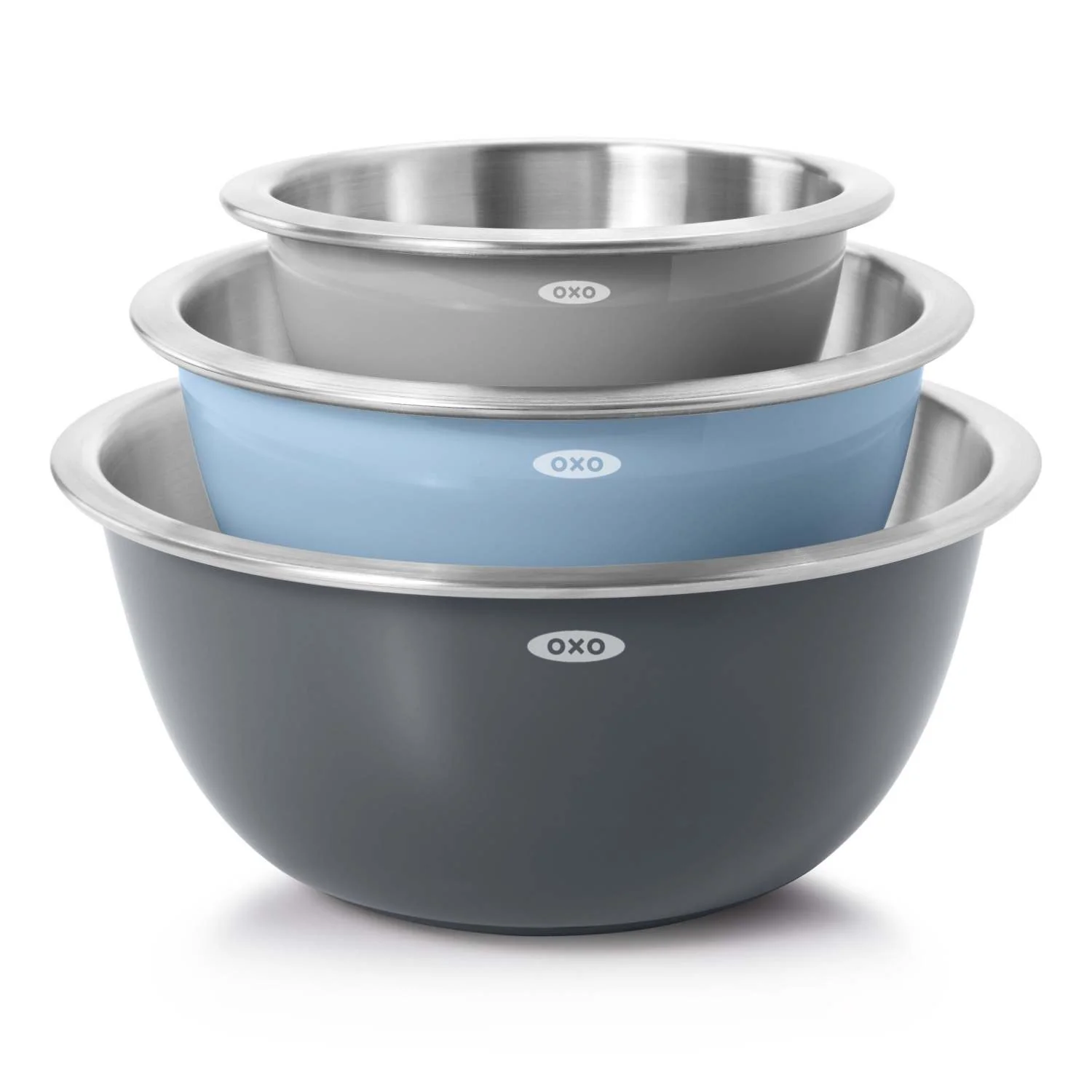 GOOD GRIPS 3PC STAINLESS STEEL MIXING BOWL SET - Image 2