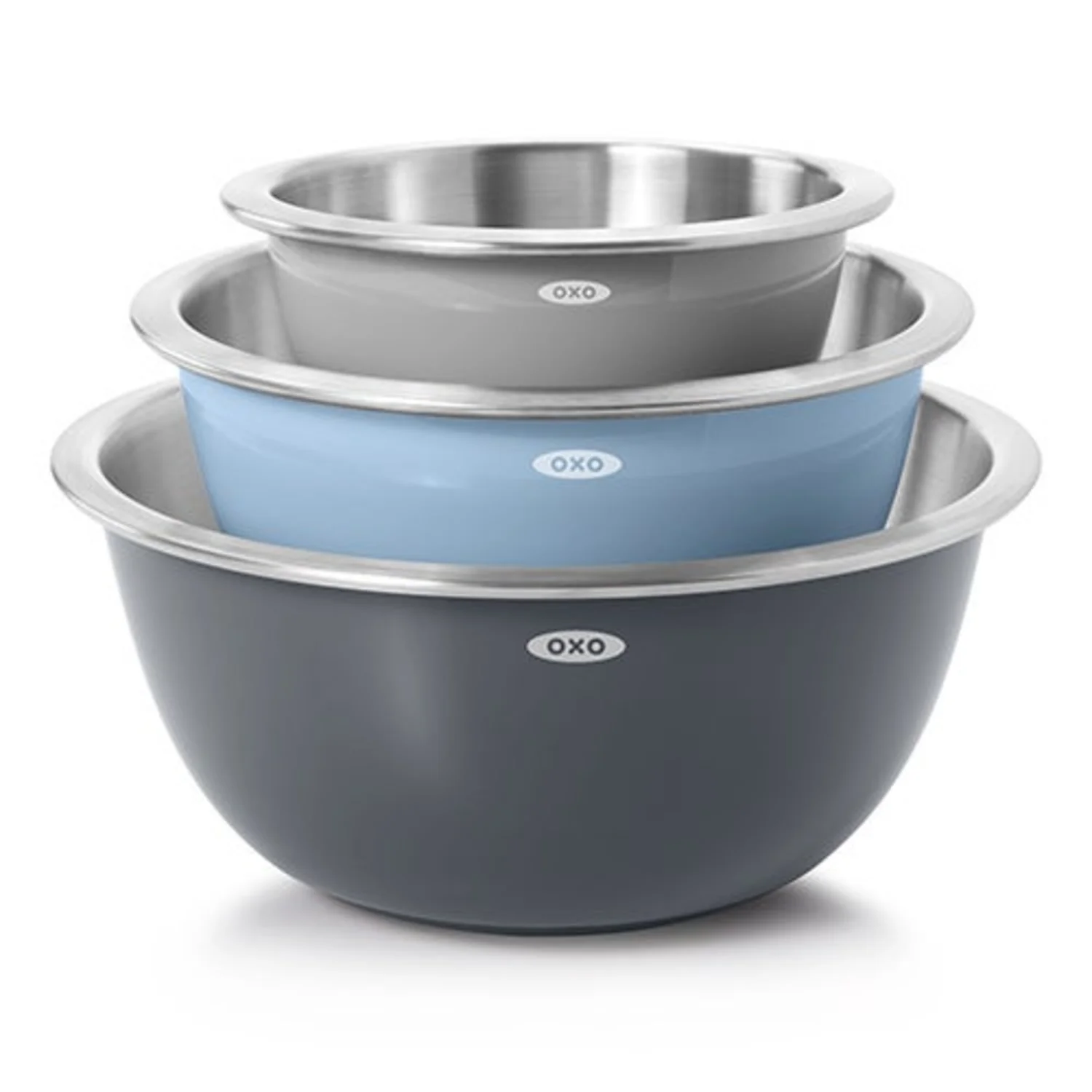 GOOD GRIPS 3PC STAINLESS STEEL MIXING BOWL SET - Image 3