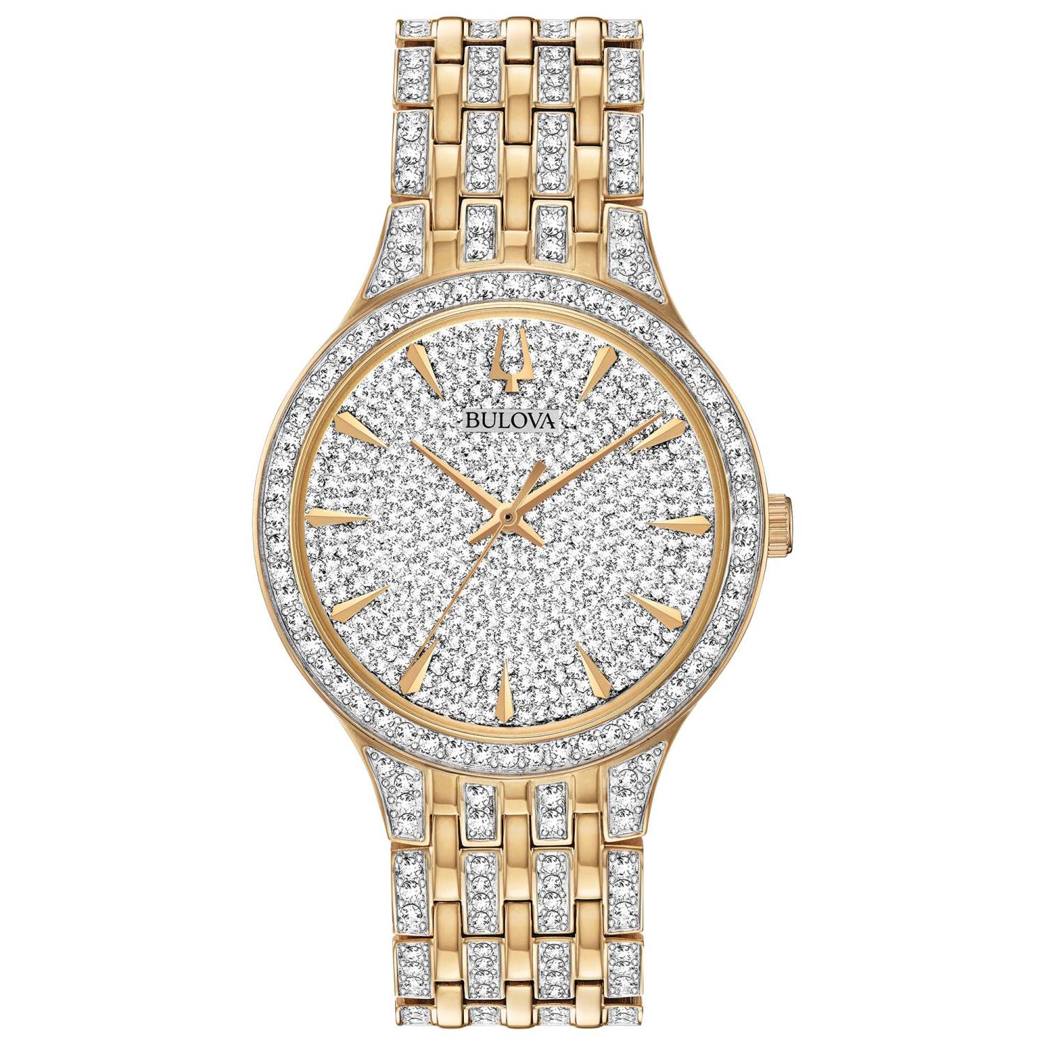 MENS PHANTOM SWAROVSKI CRYSTAL PAVED WATCH - Image 2