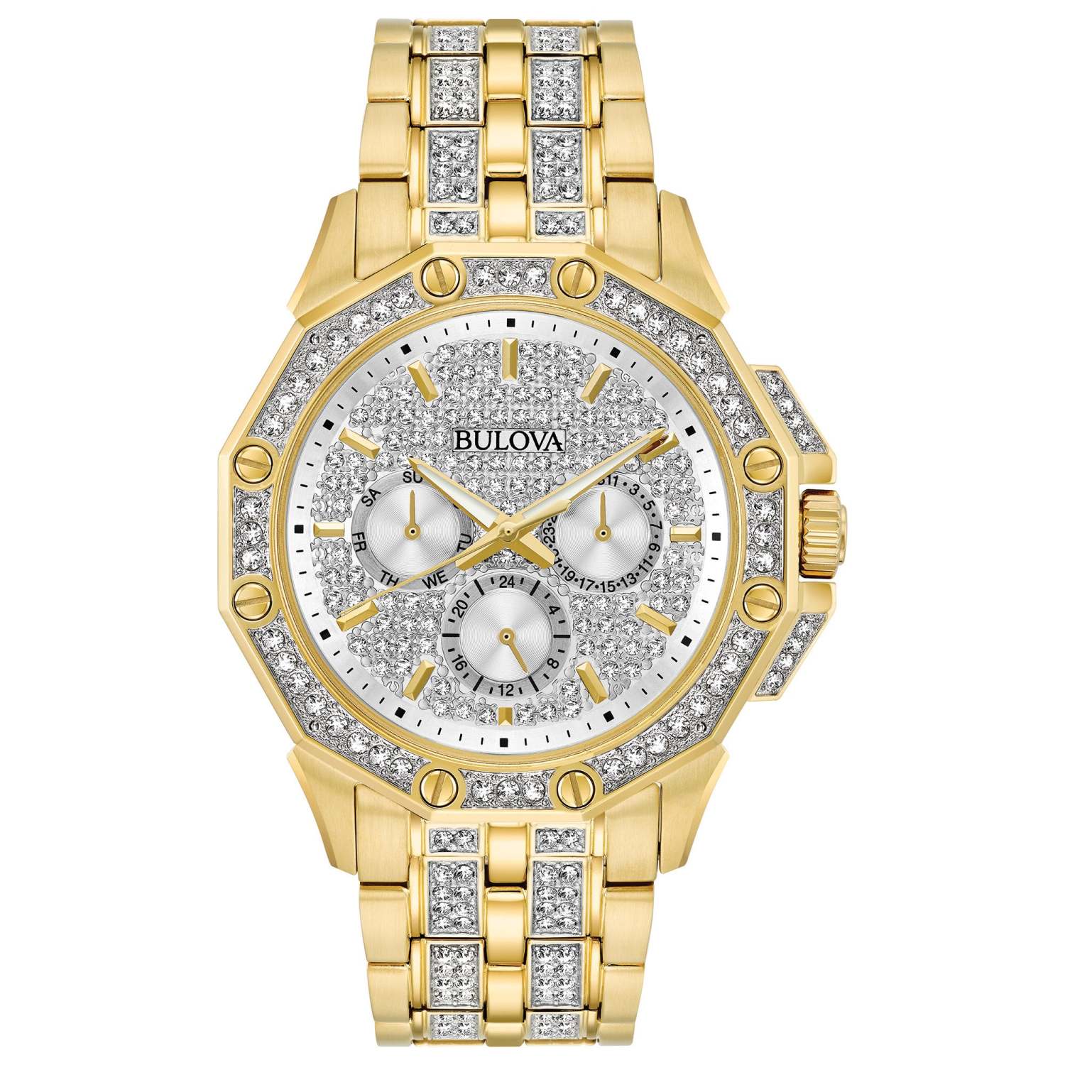 MENS OCTAVA SWAROVSKI CRYSTAL WATCH - Image 2