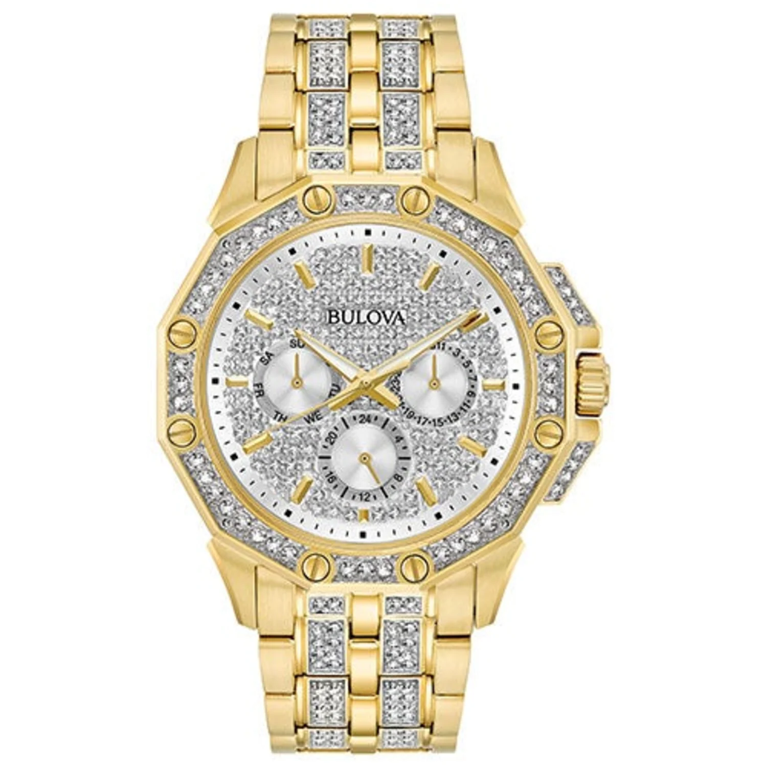 MENS OCTAVA SWAROVSKI CRYSTAL WATCH - Image 3